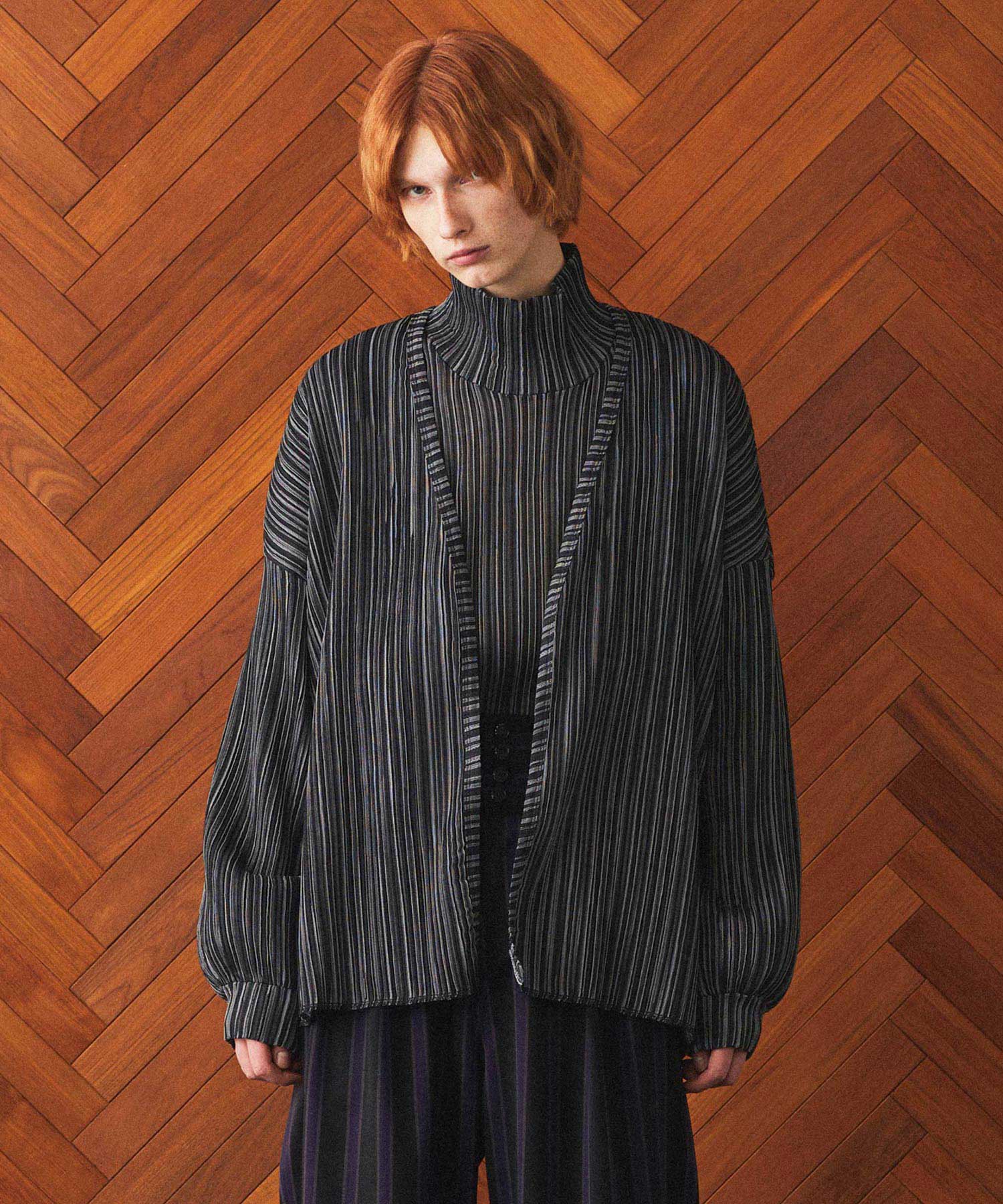 SHAREEF ONLINE SHOP / PLEATS CARDIGAN