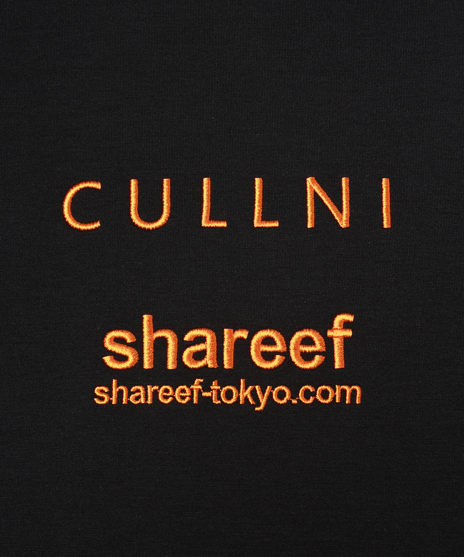 SHAREEF ONLINE SHOP / CULLNI & shareef Logo Embroidery Hoodie