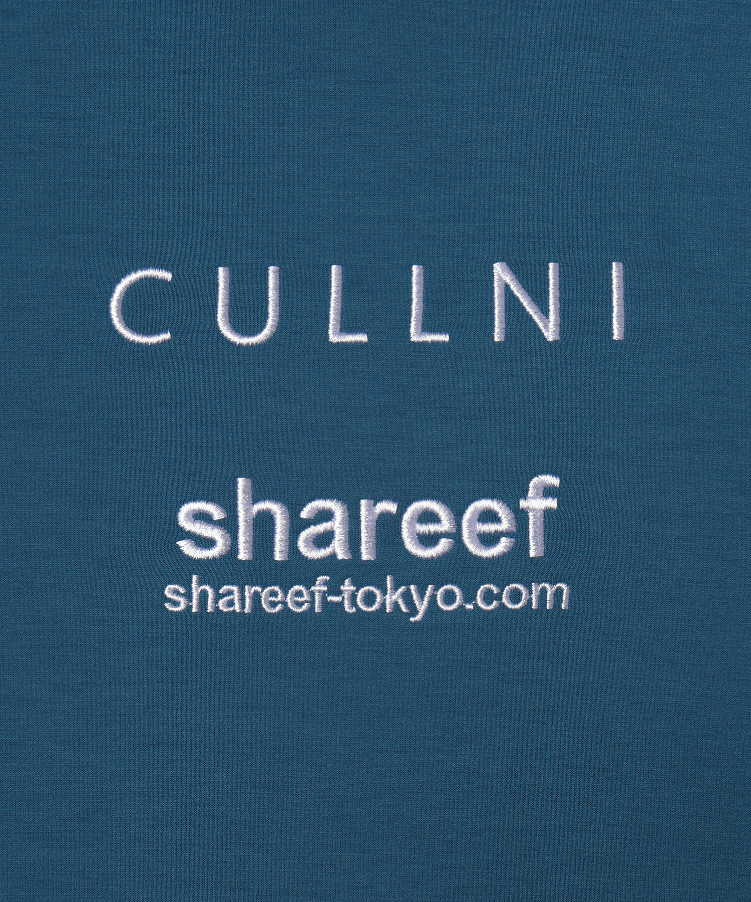SHAREEF ONLINE SHOP / CULLNI & shareef Logo Embroidery Hoodie