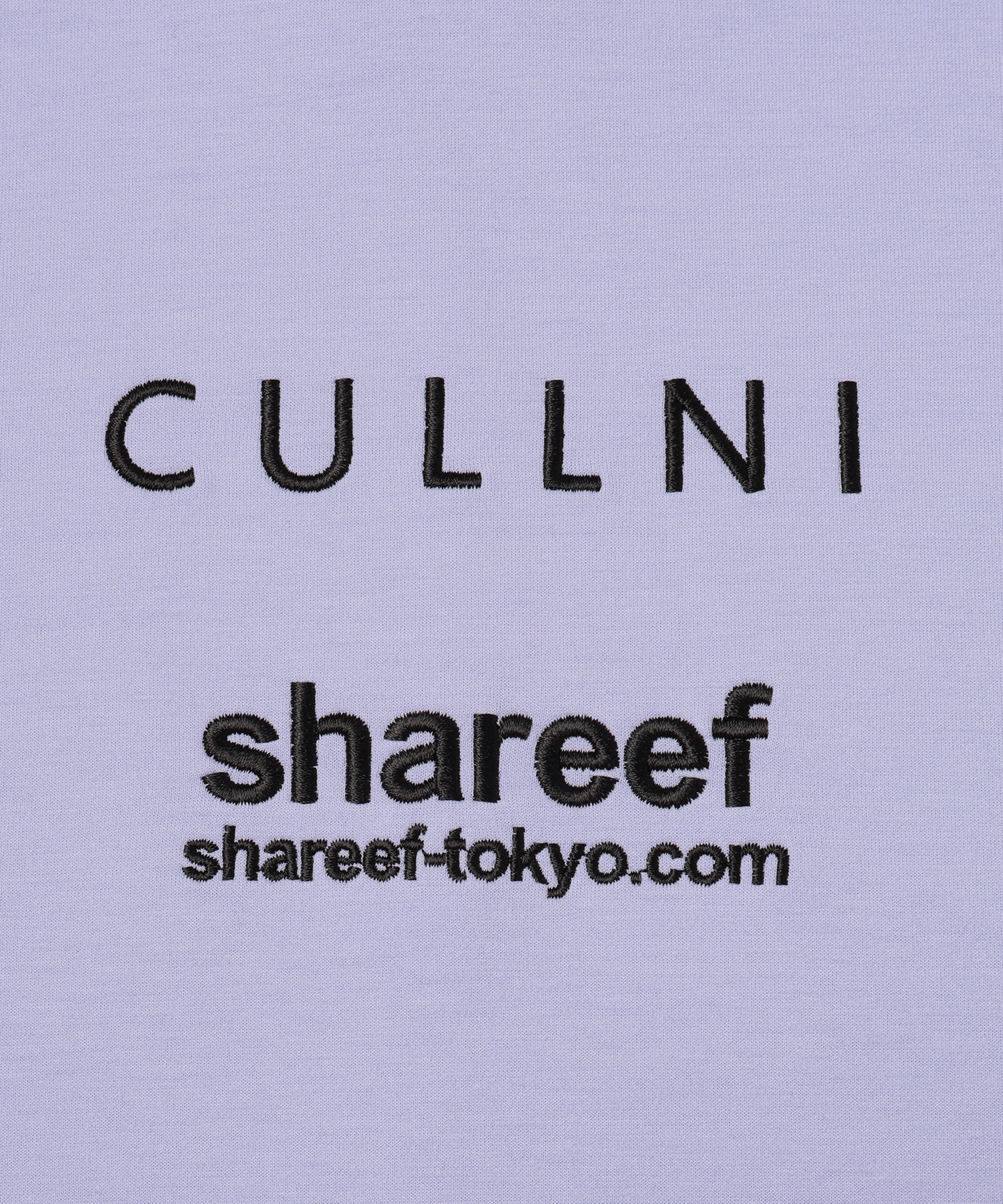 SHAREEF ONLINE SHOP / CULLNI & shareef Logo Embroidery Hoodie