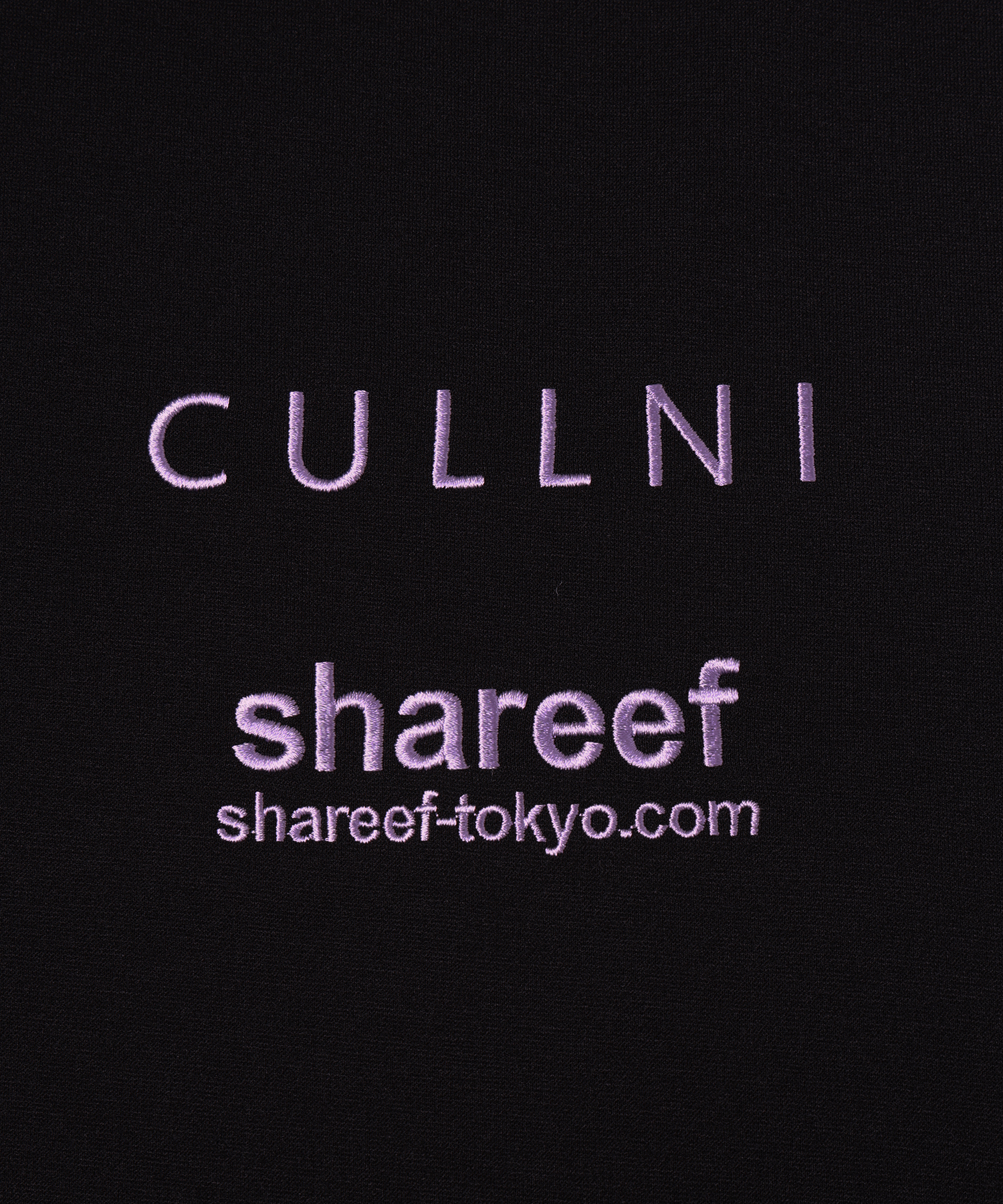 CULLNI × SHAREEF ロゴ刺繍Tシャツ 黒 サイズ2 CULLNI × SHAREEF ロゴ刺繍Tシャツ 黒 サイズ2 - メルカリ
