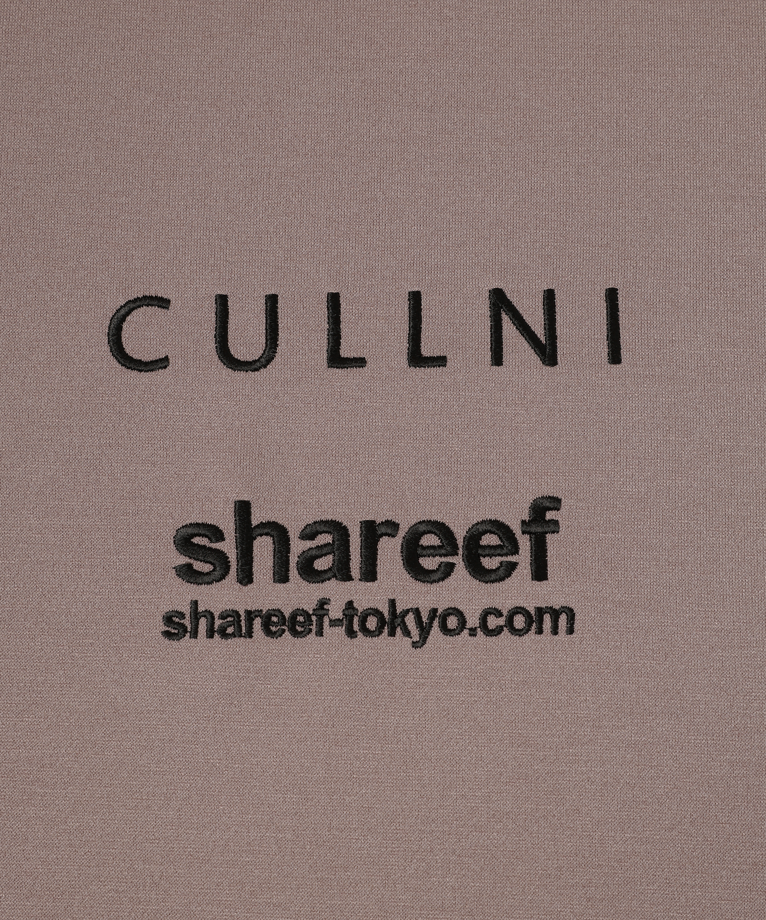 SHAREEF ONLINE SHOP / CULLNI & shareef Logo Embroidery Pullover