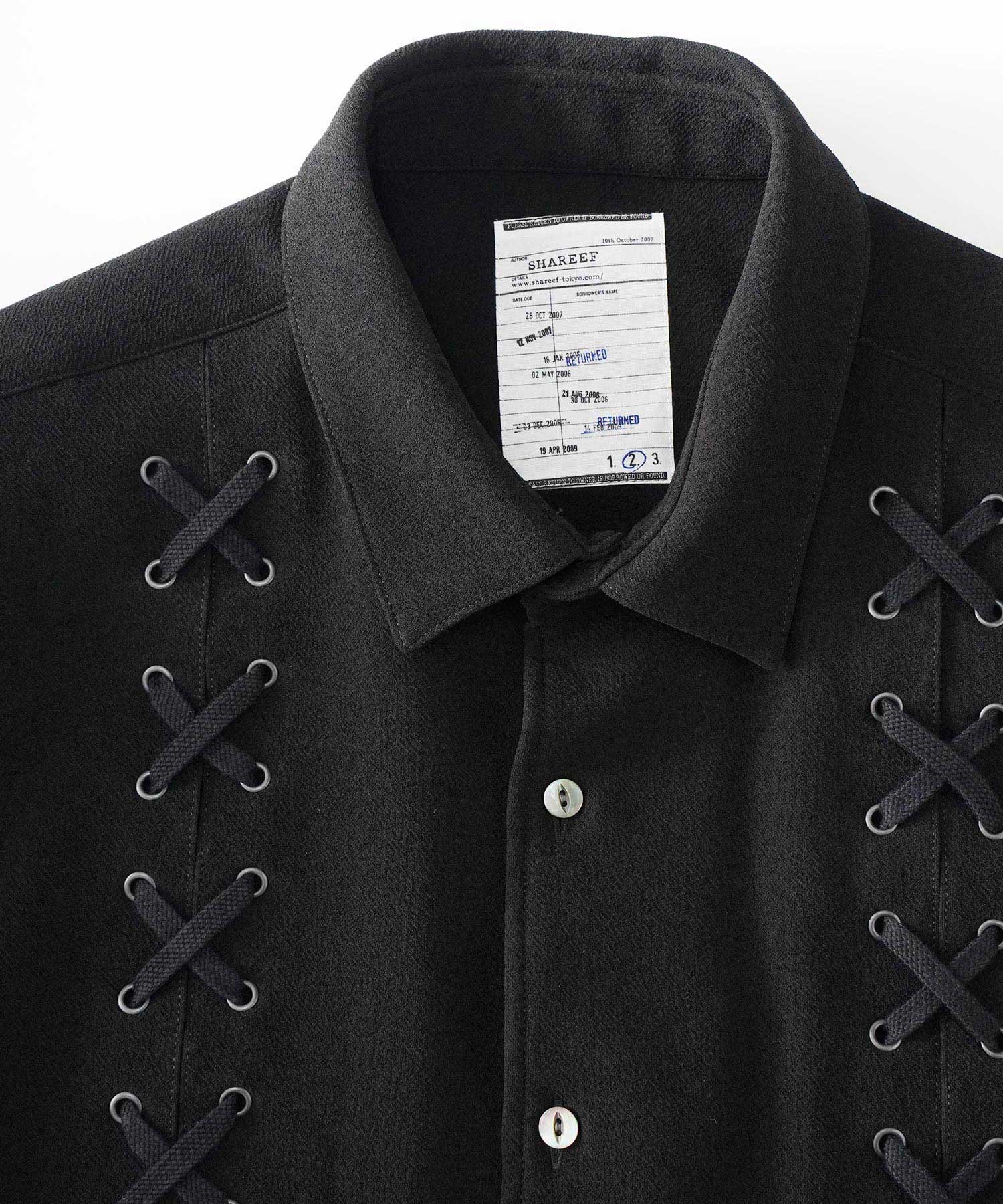 SHAREEF ONLINE SHOP / LACE-UP SHIRTS
