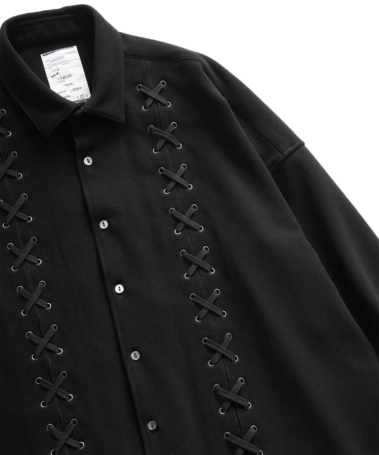 SHAREEF ONLINE SHOP / LACE-UP SHIRTS