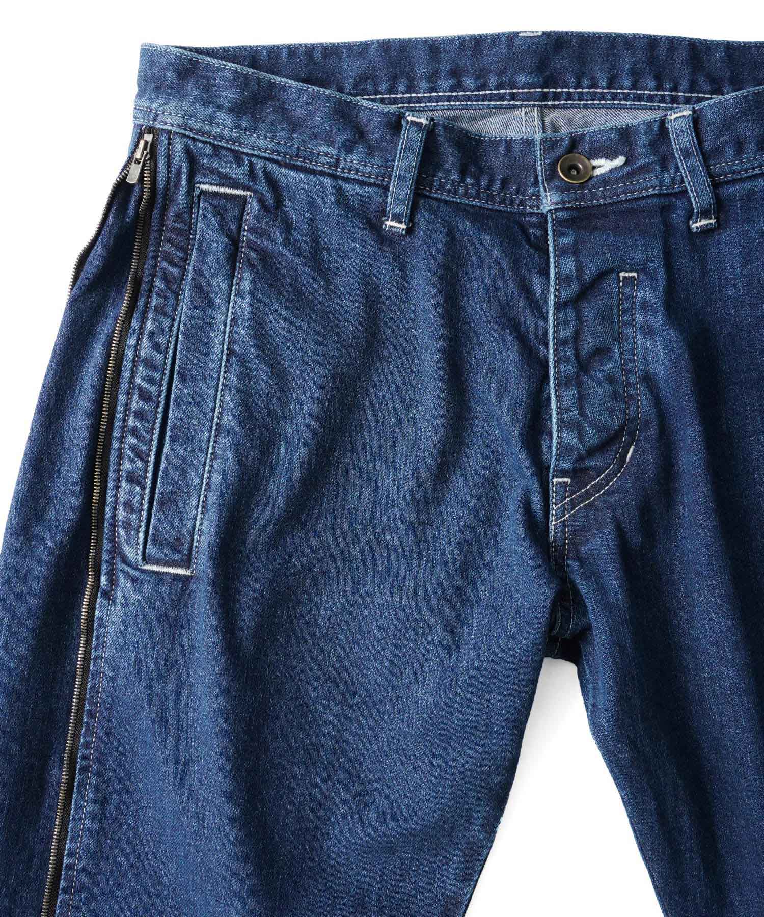 12OZ DENIM SIDE ZIP PANTS