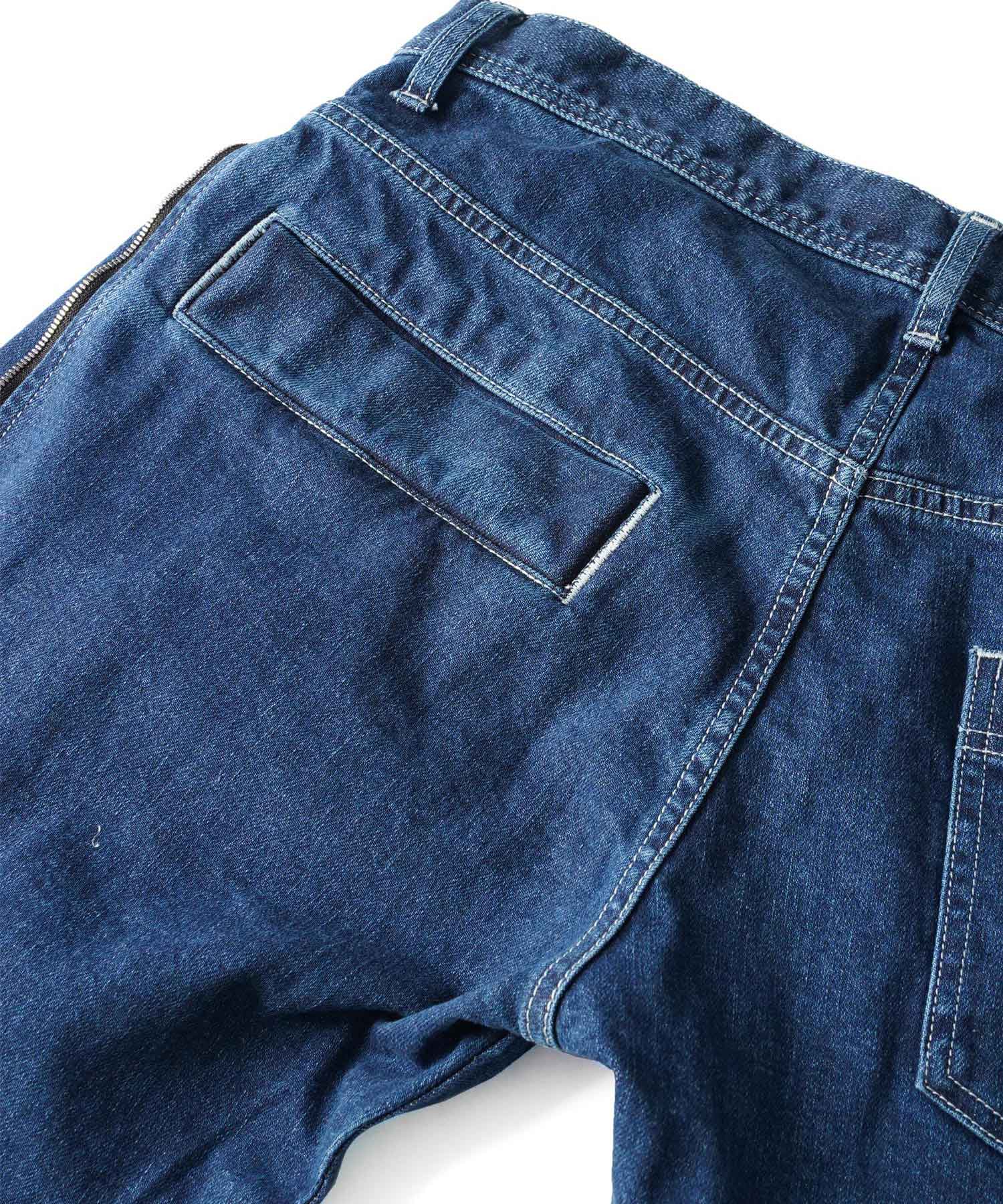 12OZ DENIM SIDE ZIP PANTS