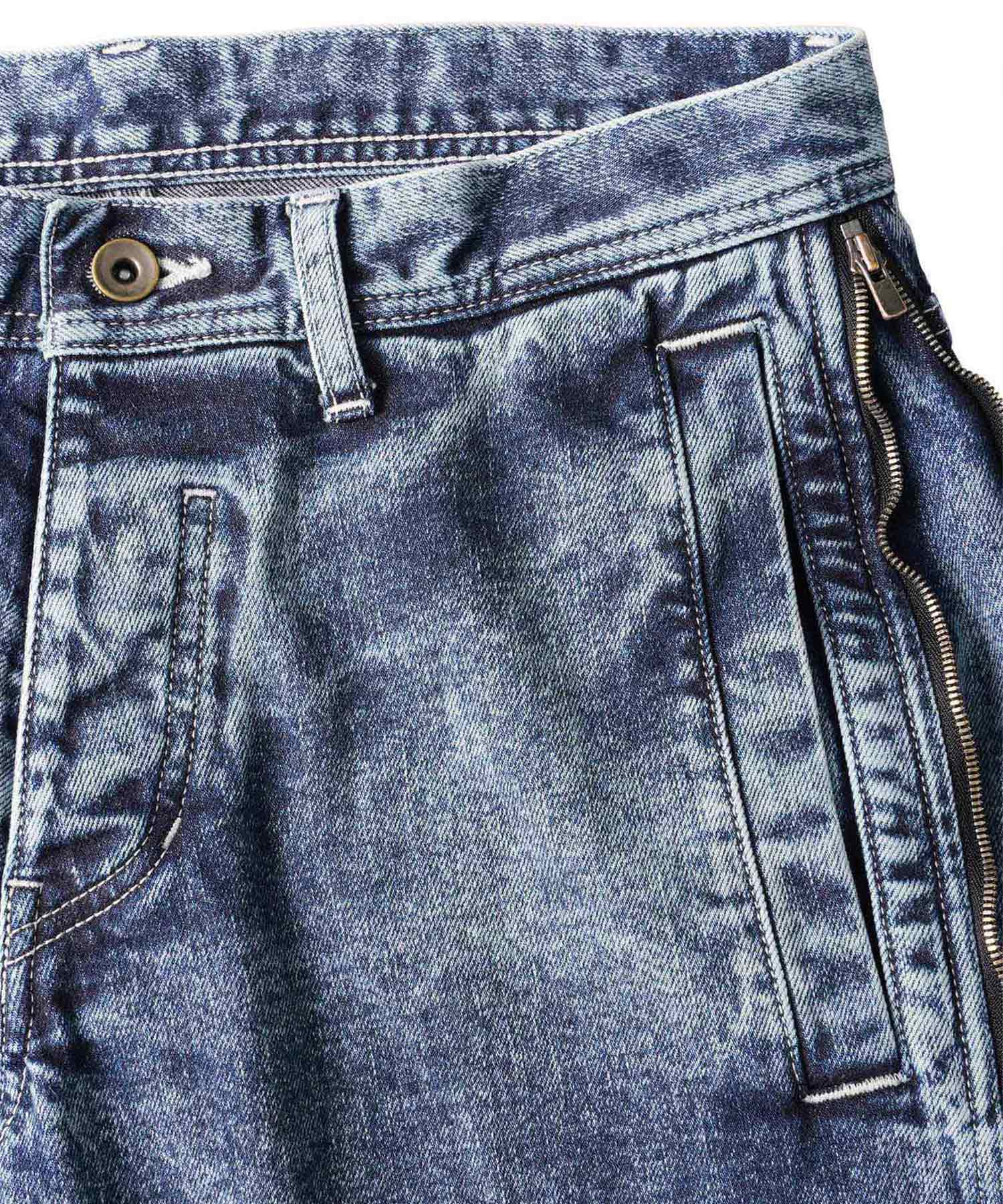 12OZ DENIM SIDE ZIP PANTS