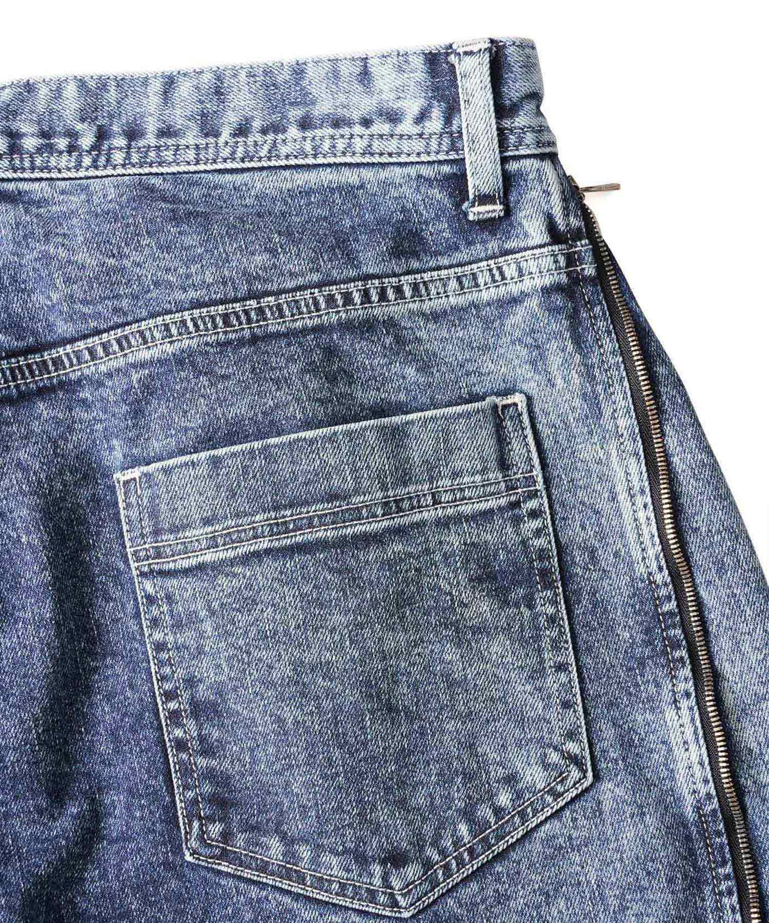 12OZ DENIM SIDE ZIP PANTS