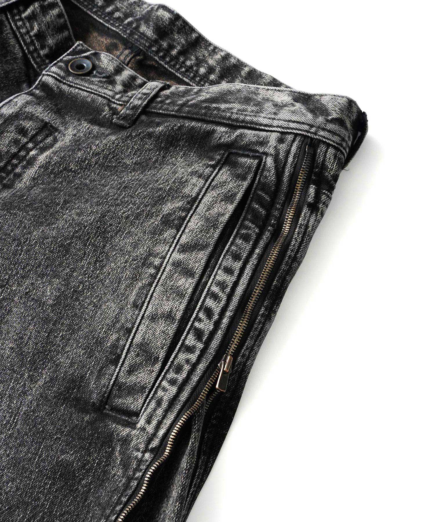 12OZ DENIM SIDE ZIP PANTS