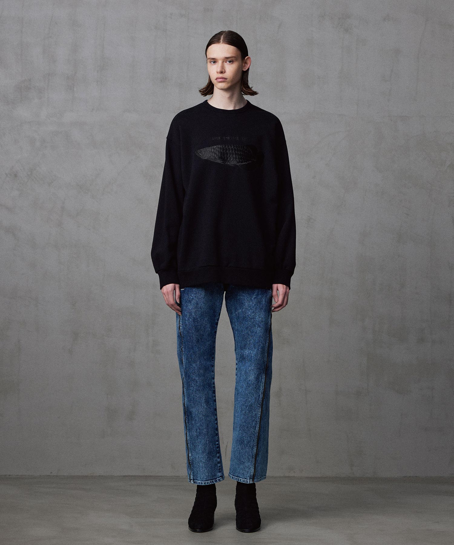 12OZ DENIM SIDE ZIP PANTS