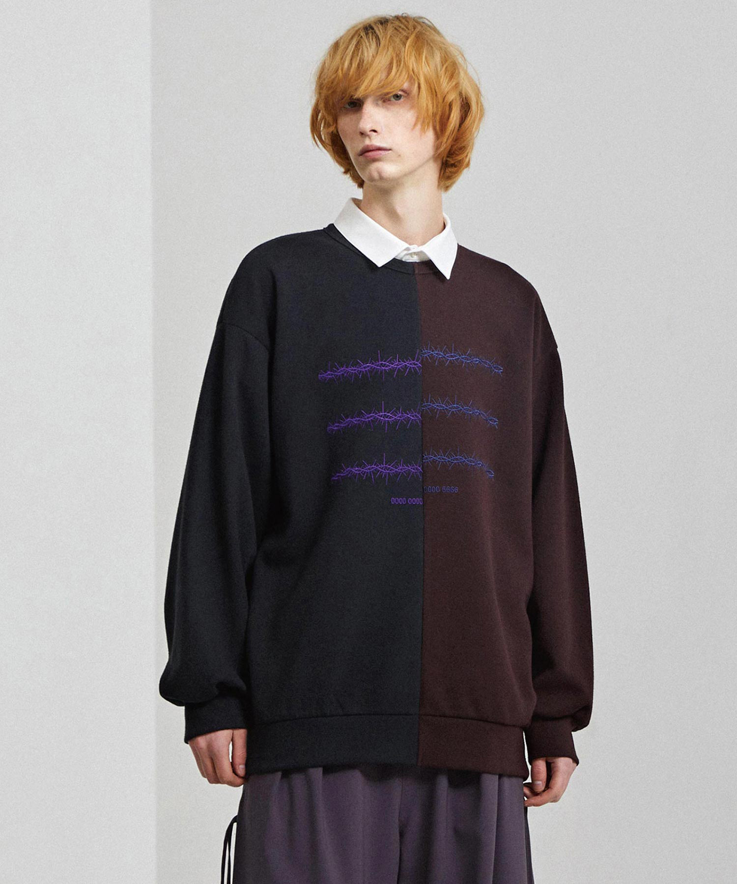 DIVIDING HALF PO "BARBED WIRE"