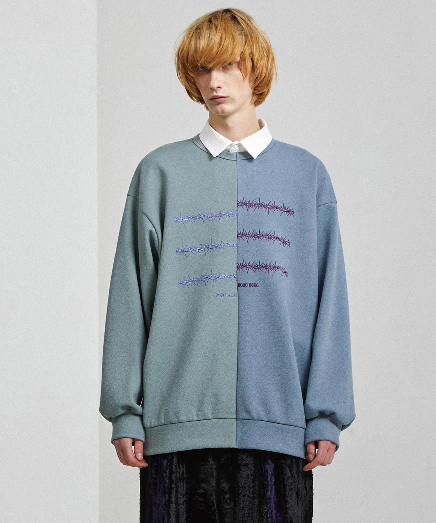 DIVIDING HALF PO "BARBED WIRE"