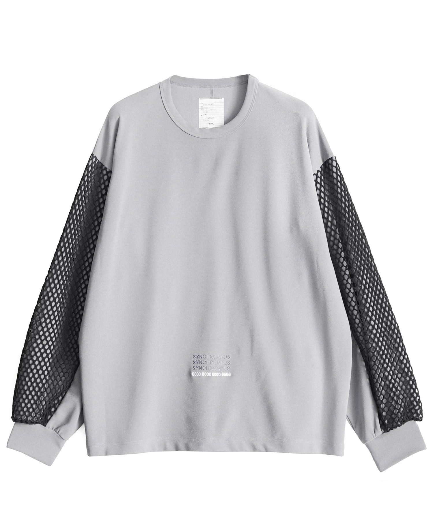 MESH LAYERED L/S PULLOVER