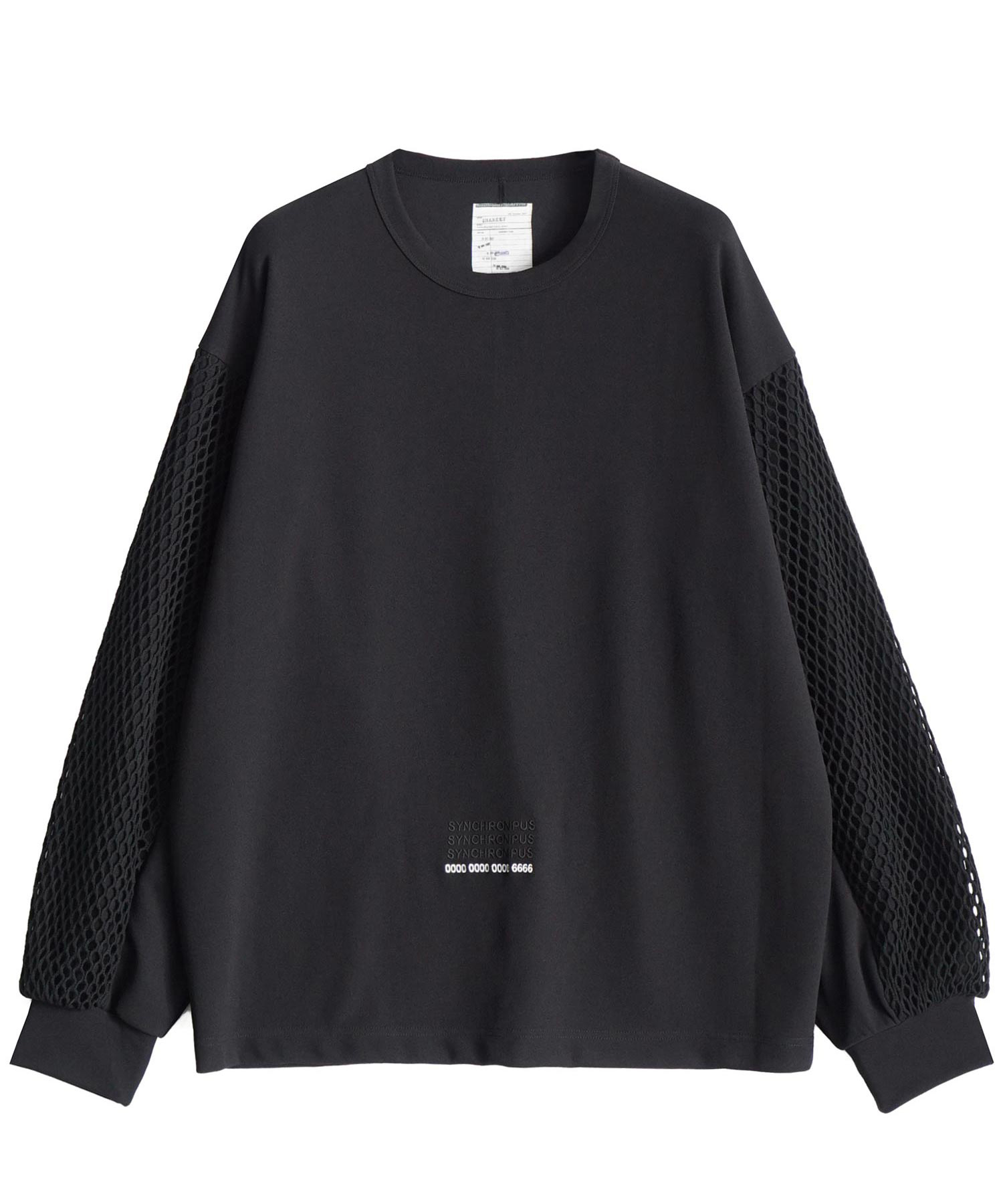 MESH LAYERED L/S PULLOVER
