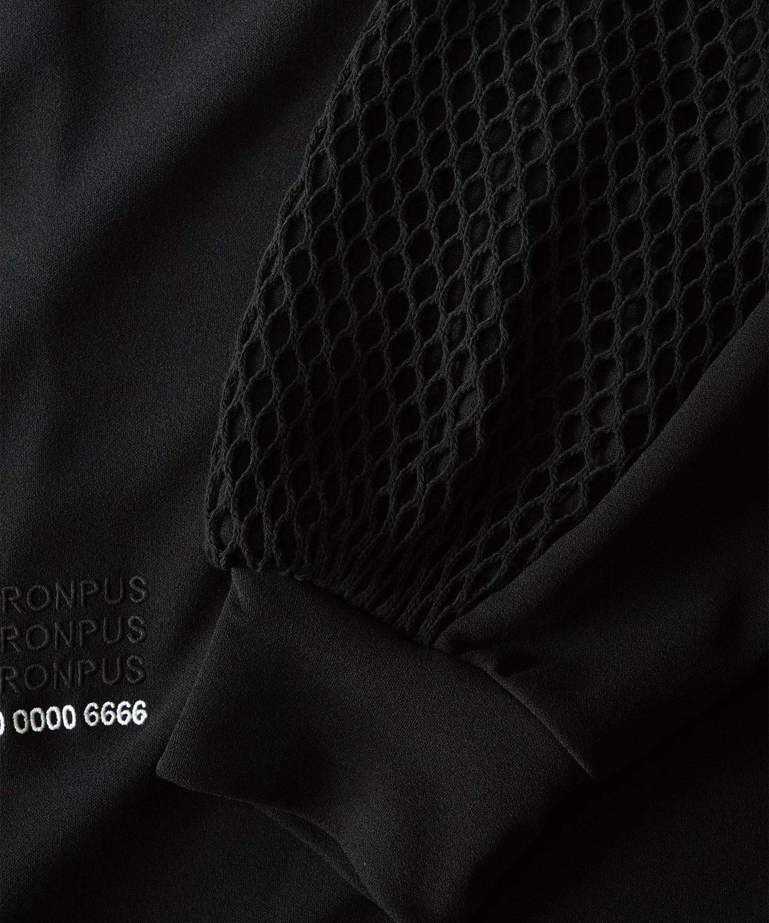 MESH LAYERED L/S PULLOVER