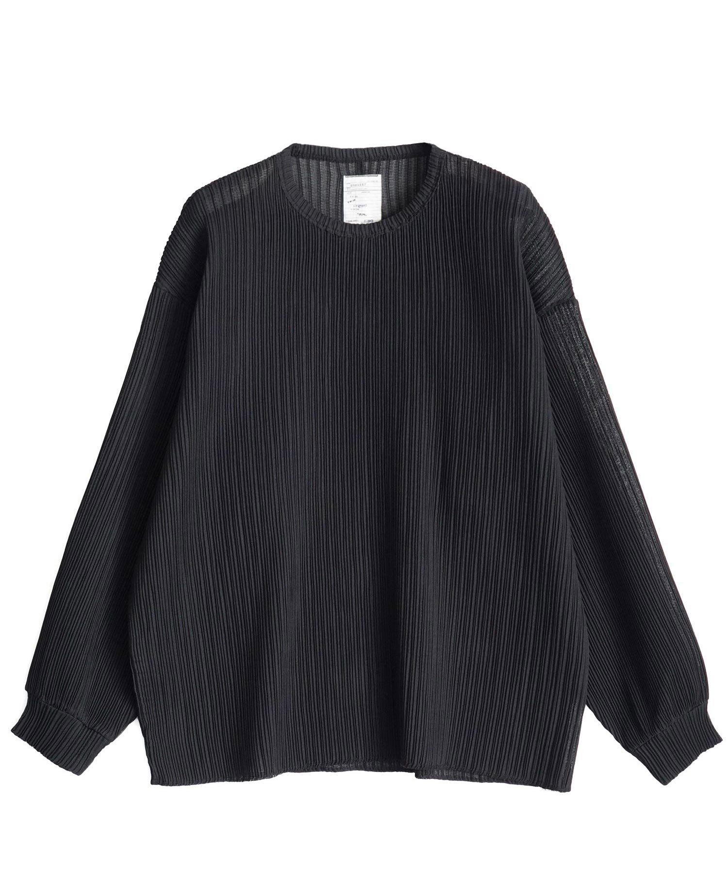 PLEATS L/S PULLOVER