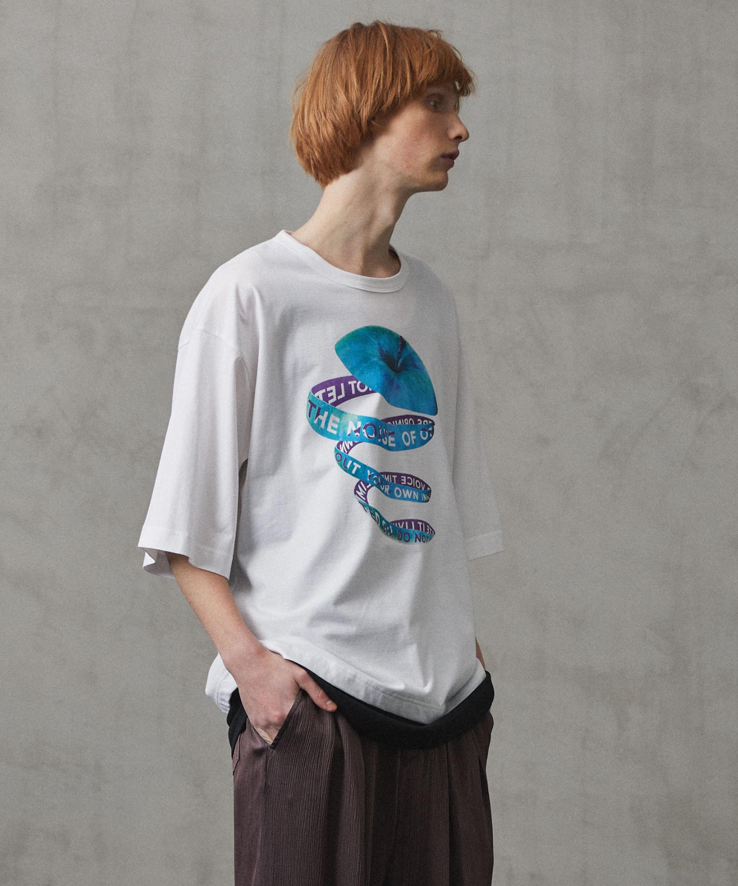 "APPLE PEEL" S/S BIG-T