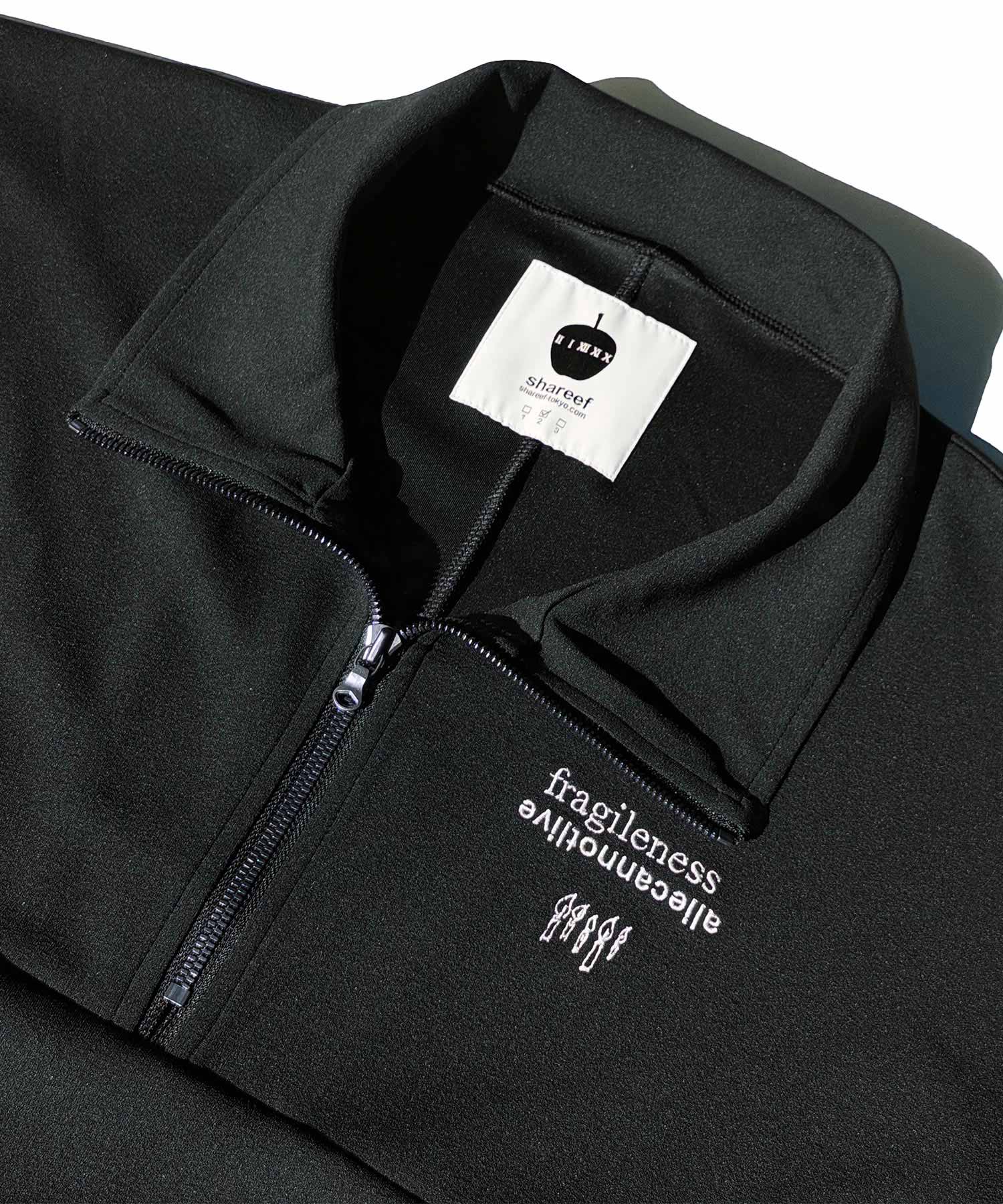 GEORGETTE JQ HALF-ZIP S/S