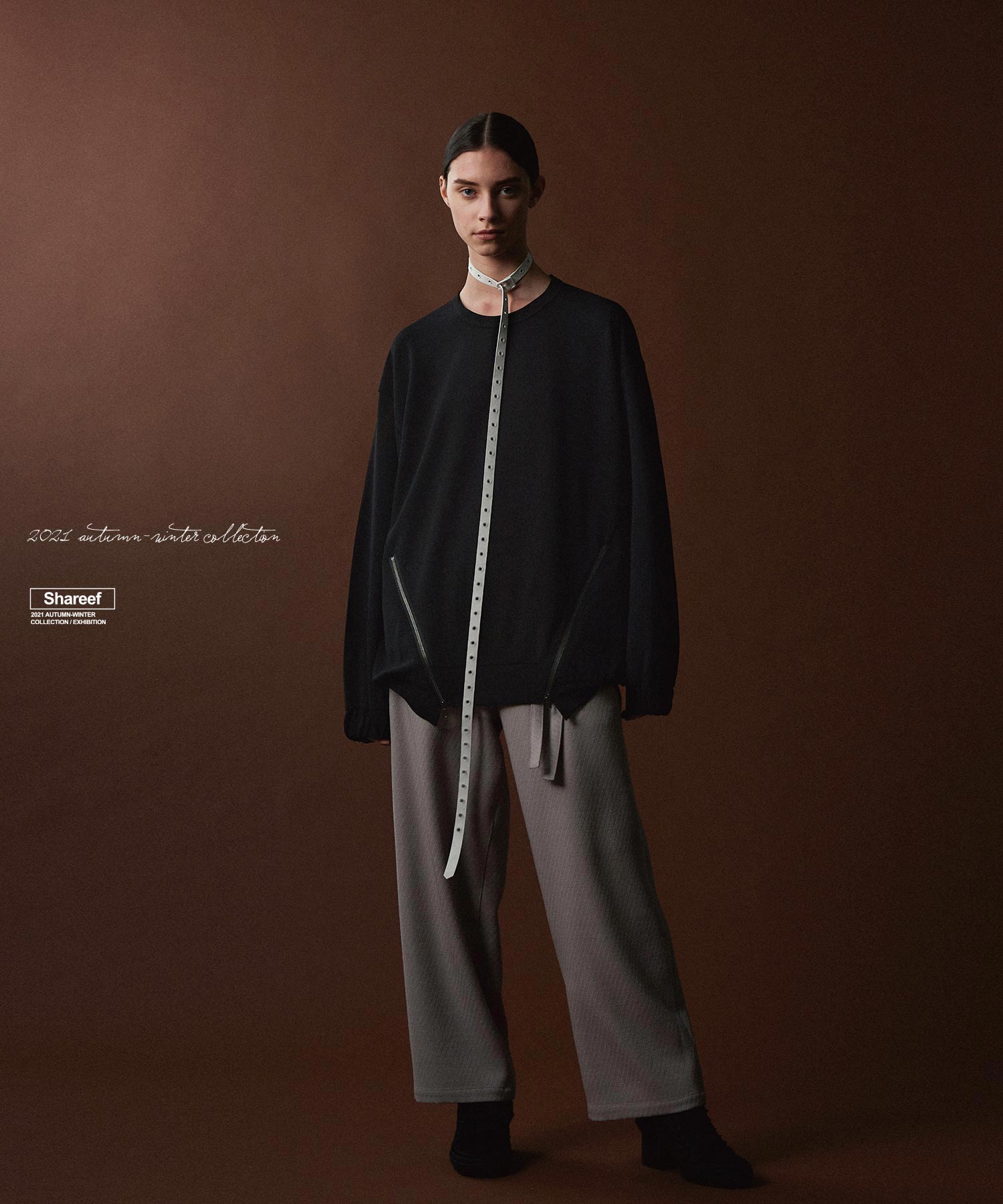 シャリーフDOUBLE JKT 2020AW SHAREEF ONLINE SHOP / GEORGETTE JQ ZIP-SLIT P/O