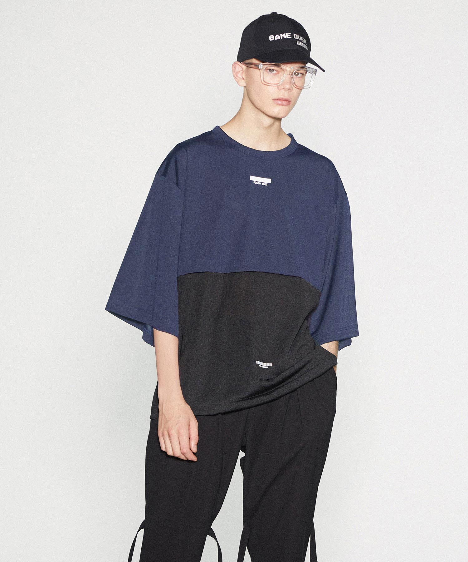 SHAREEF ONLINE SHOP / GEORGETTE JQ 2TONE BIG-T