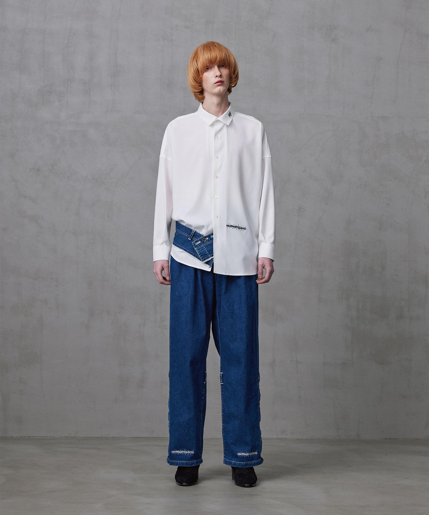【即購入歓迎】SHAREEF ブルーグレー 長袖シャツ SHAREEF ONLINE SHOP / 