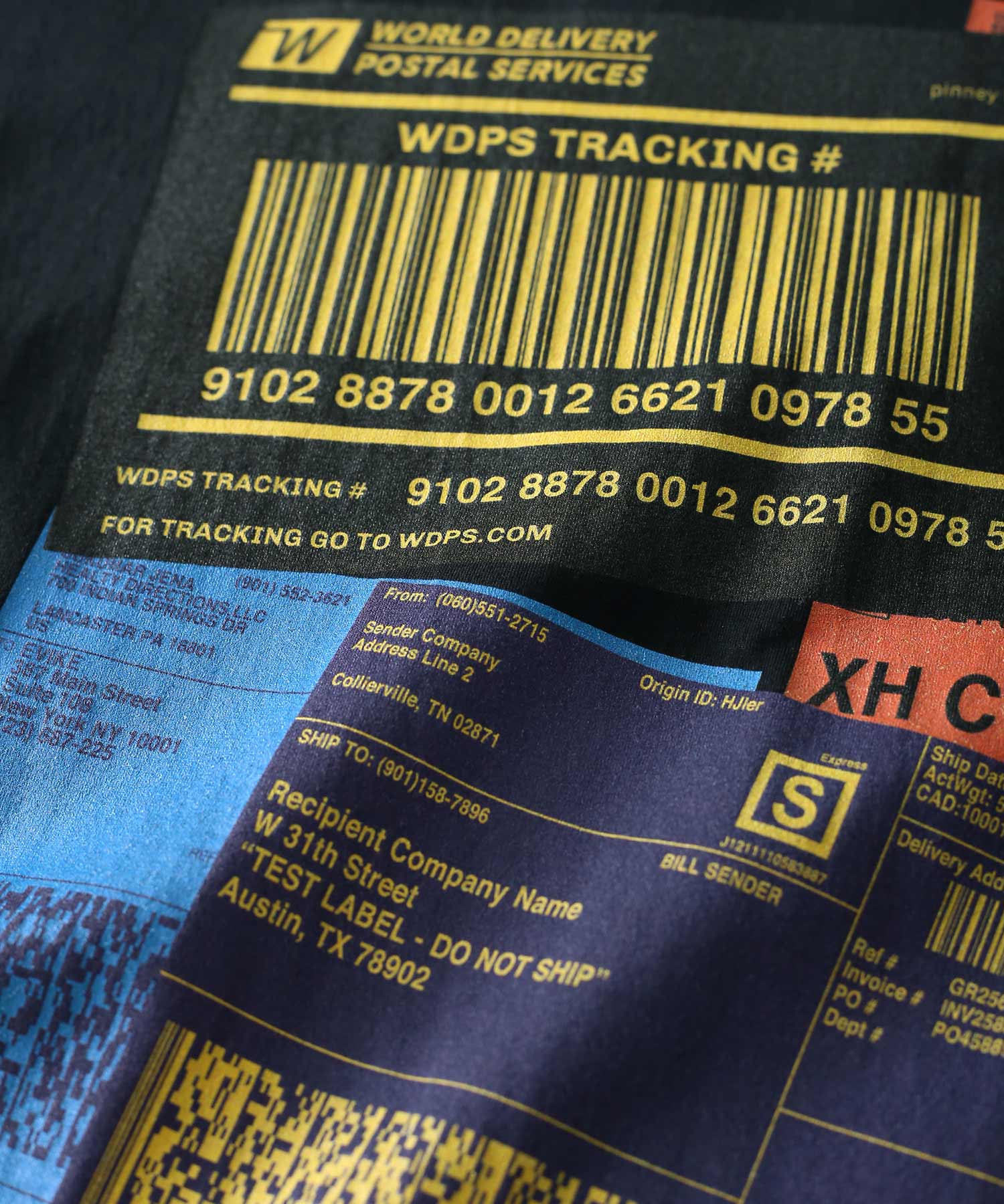 "COLOR LABEL" S/S BIG-T