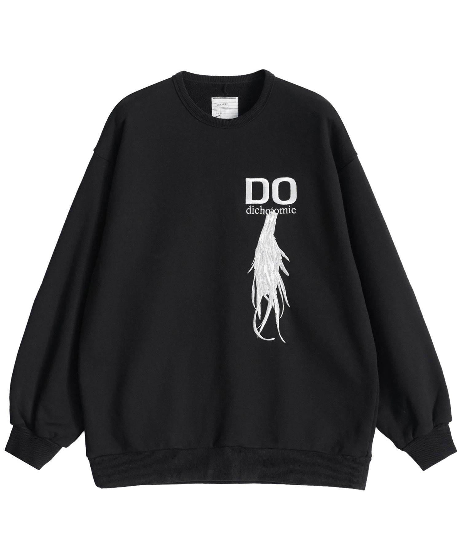 "BIRD FEATHER" BIG SWEAT