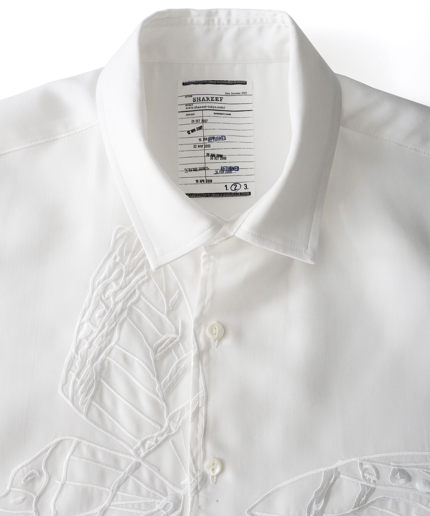 "BUTTERFLY" S/S BIG SHIRTS