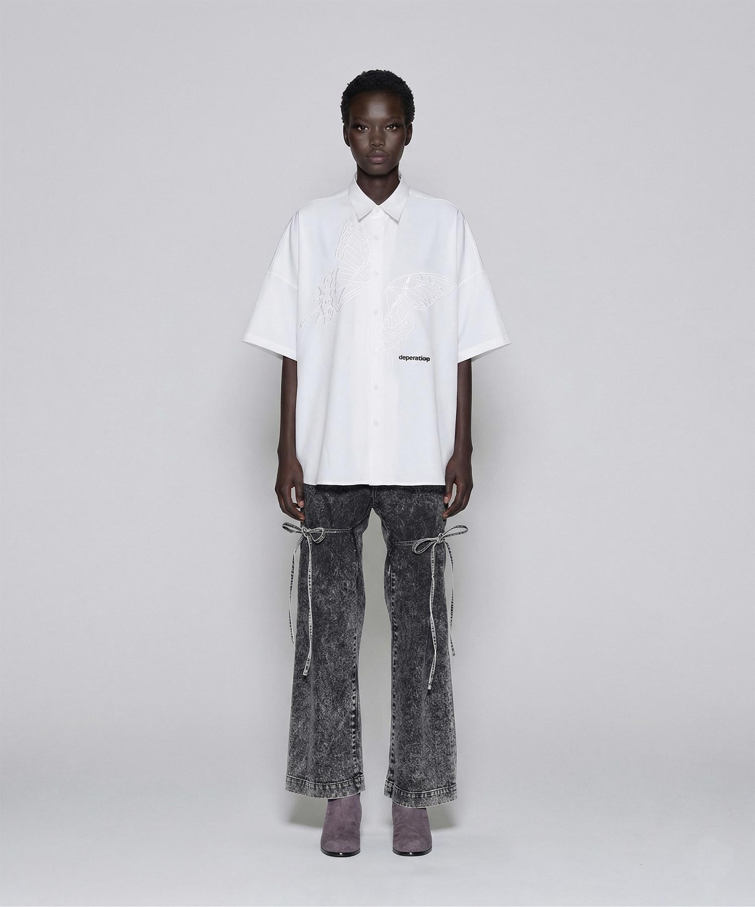 "BUTTERFLY" S/S BIG SHIRTS