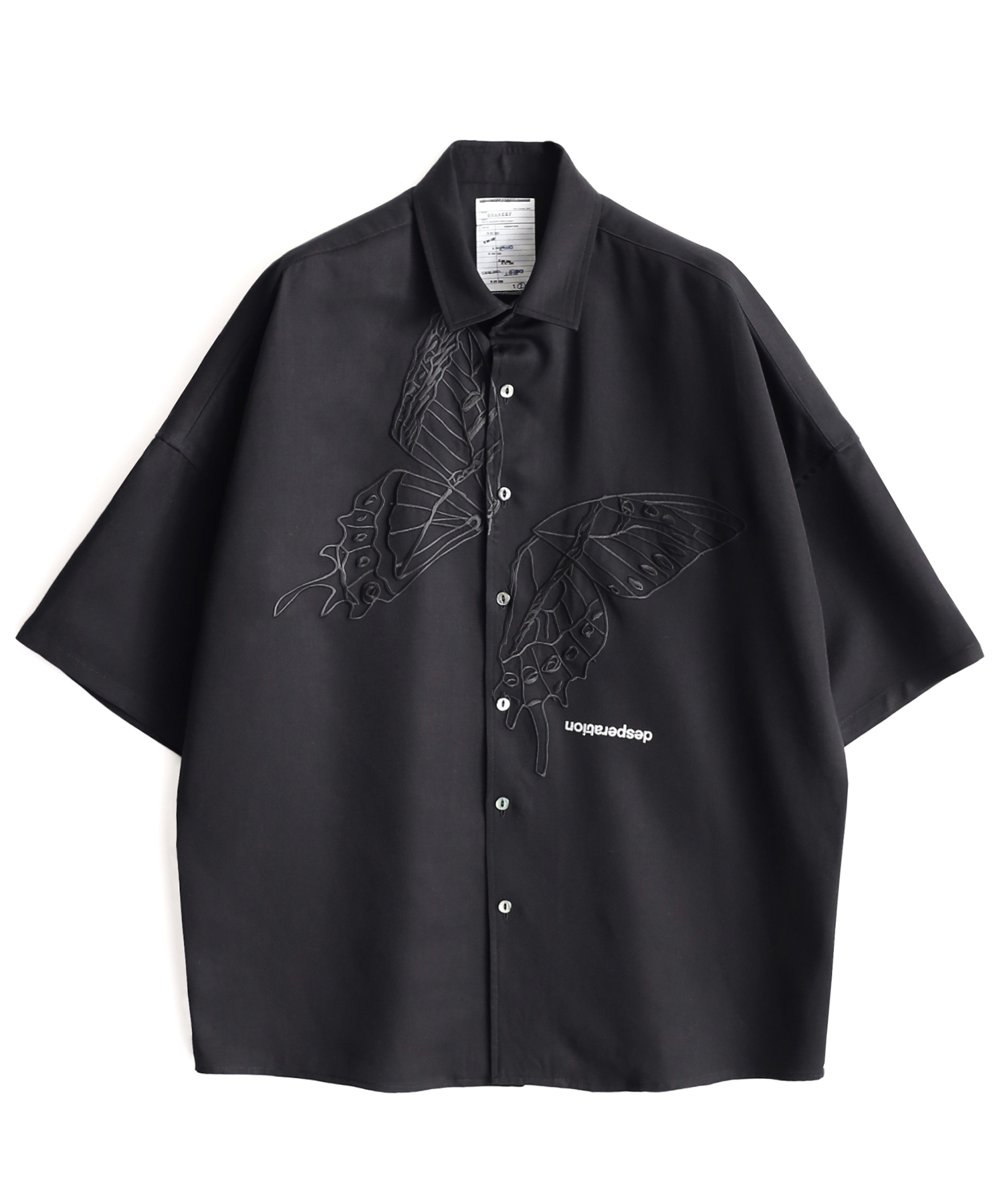 "BUTTERFLY" S/S BIG SHIRTS