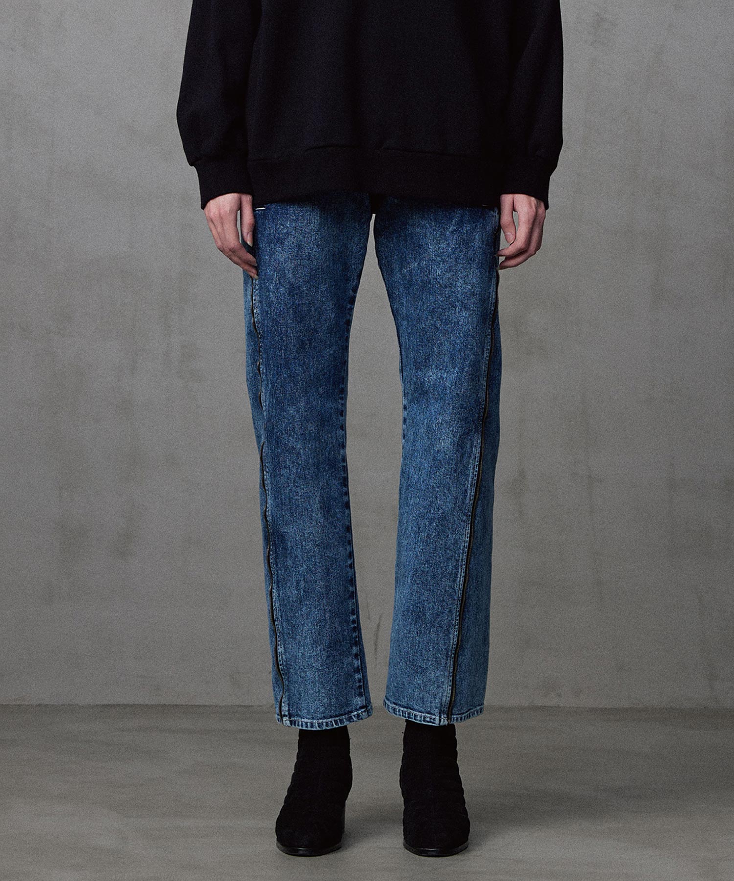 12OZ DENIM SIDE ZIP PANTS