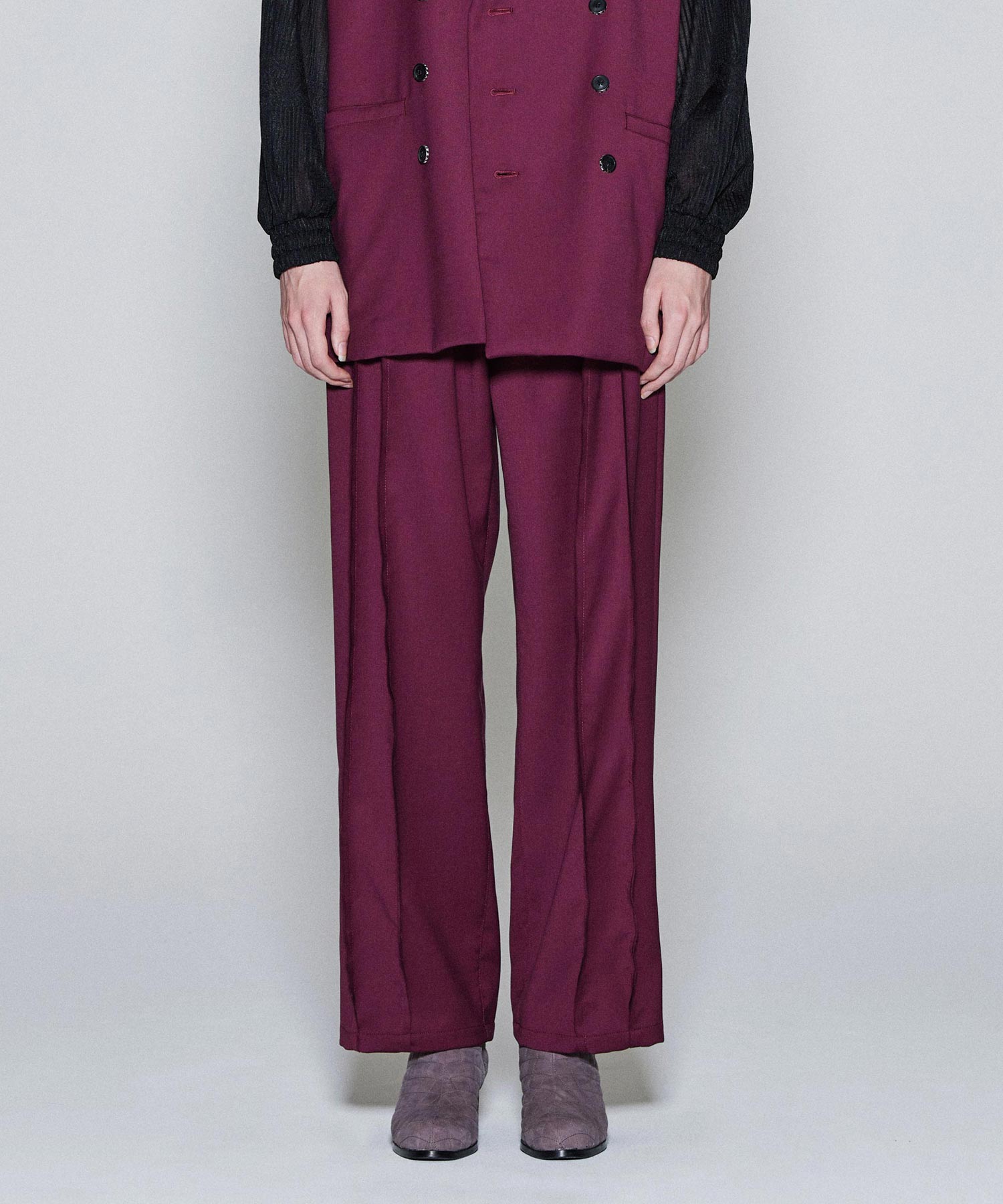 SHAREEF ONLINE SHOP / DOUBLE CLOTH WIDE PANTS