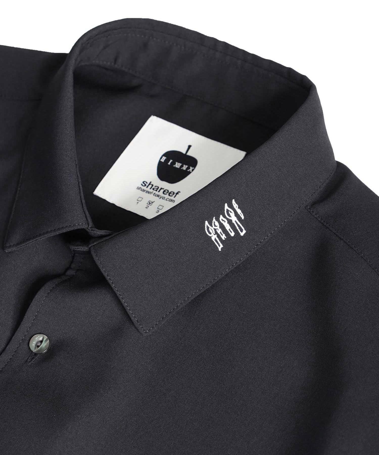 "CANDLE" emb. S/S BIG SHIRTS