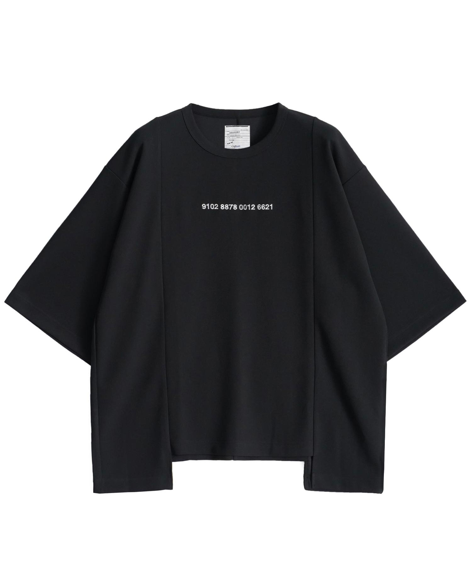 【新品未使用】SHAREEF Tシャツ　ETTE JQ S/S PO黒 SHAREEF ONLINE SHOP / GEORGETTE JQ S/S PO