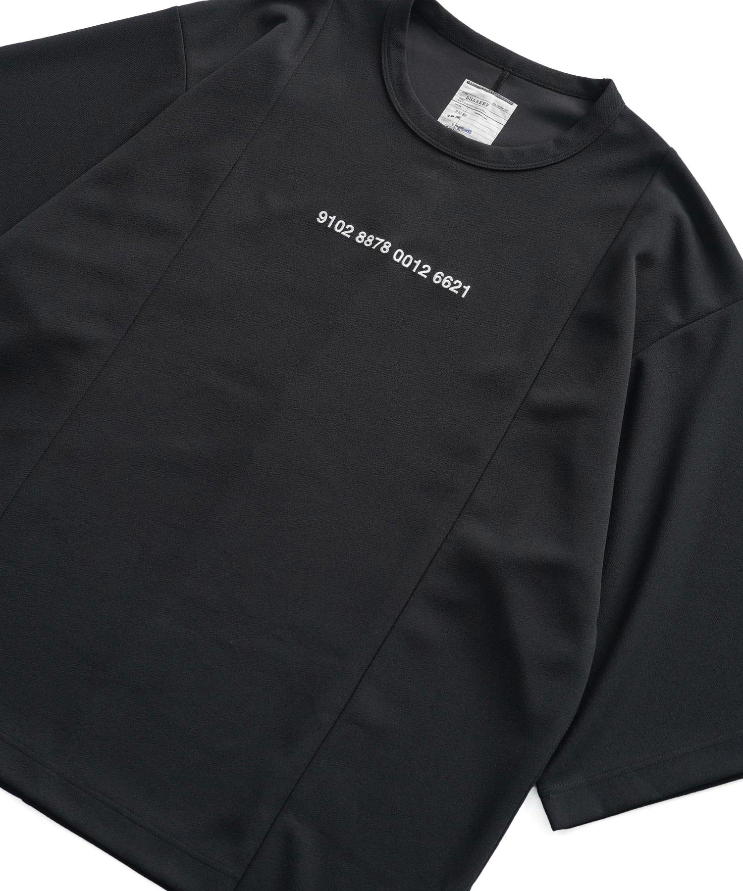 【新品未使用】SHAREEF Tシャツ　ETTE JQ S/S PO黒 SHAREEF ONLINE SHOP / GEORGETTE JQ S/S PO