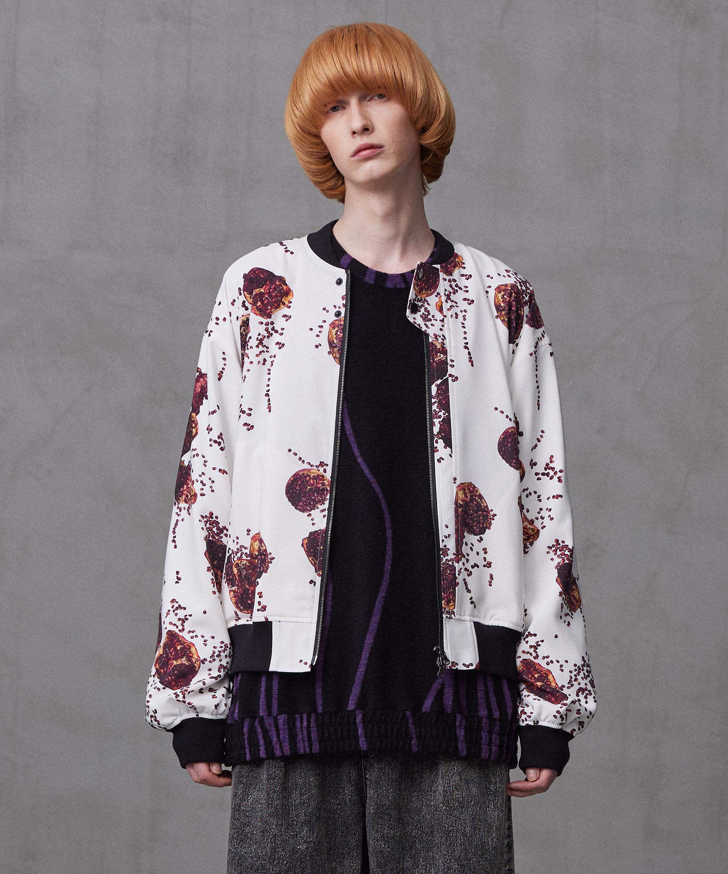 即完売品】SHAREEF シャリーフ 心地好く 16AW ジャガードブルゾン 