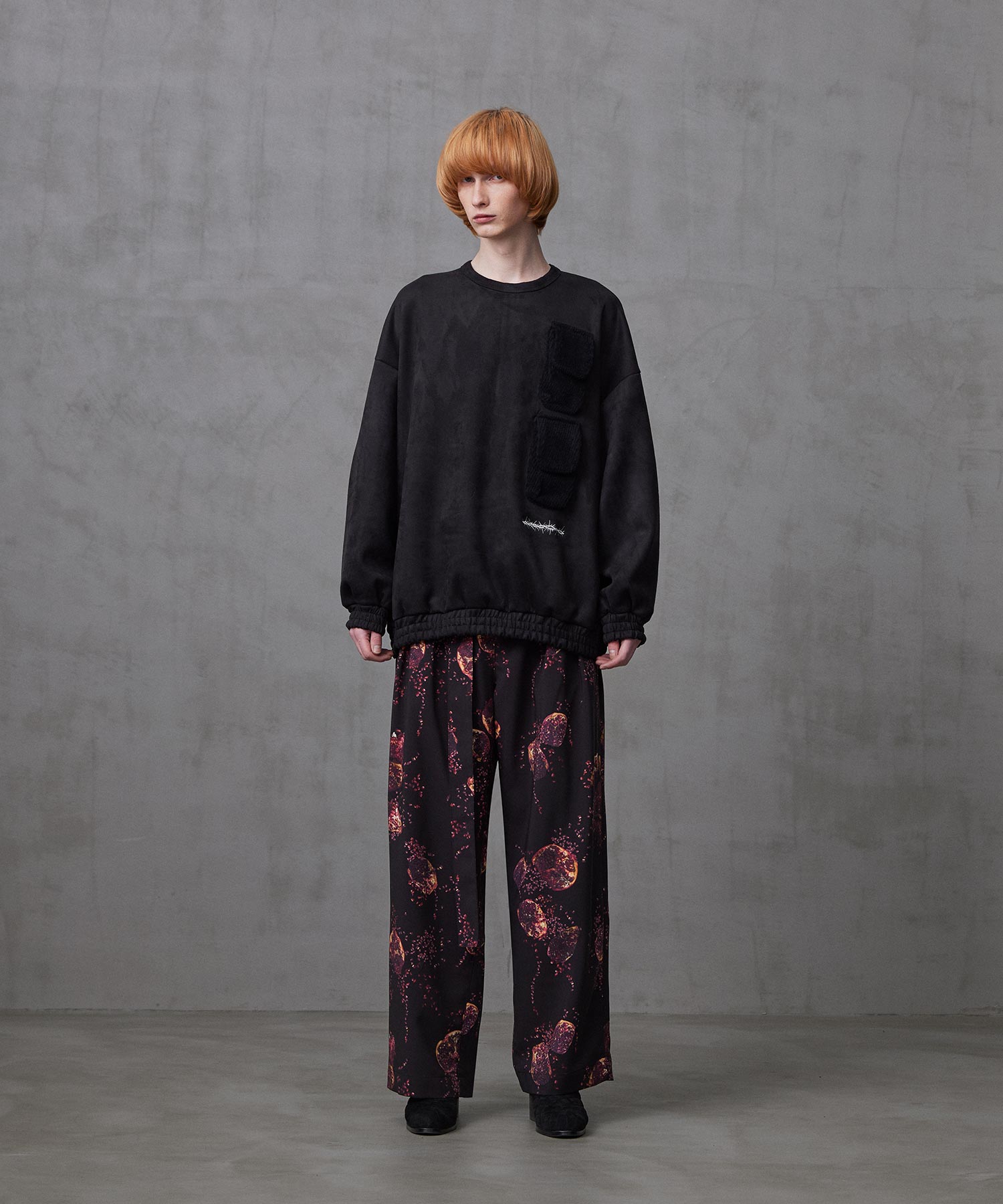 SHAREEF ONLINE SHOP / ZAKURO PATTEN WIDE PANTS