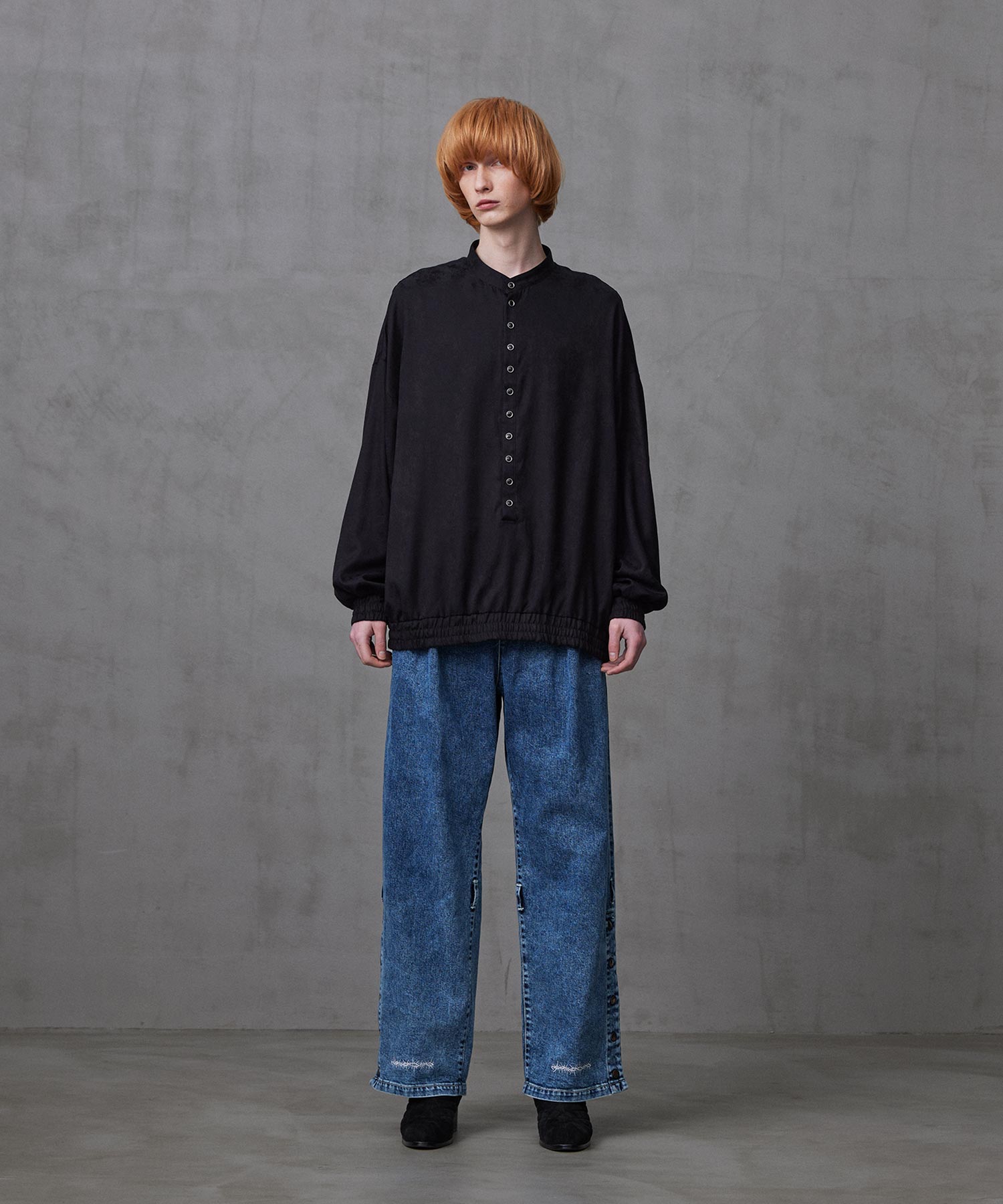 SHAREEF ONLINE SHOP / 12oz DENIM WIDE PANTS