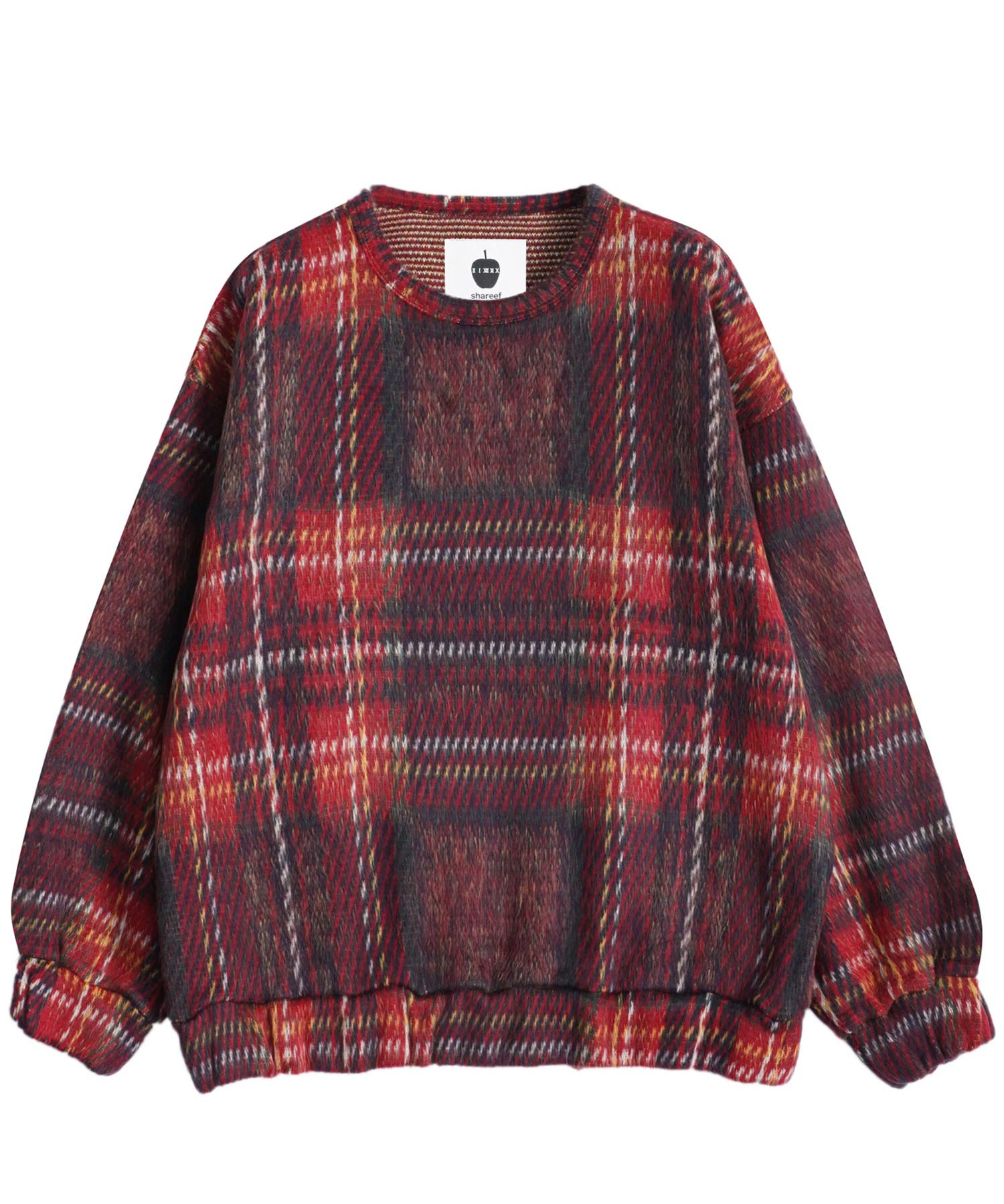 SHAREEF ONLINE SHOP / SHAGGY CHECK L/S PULLOVER
