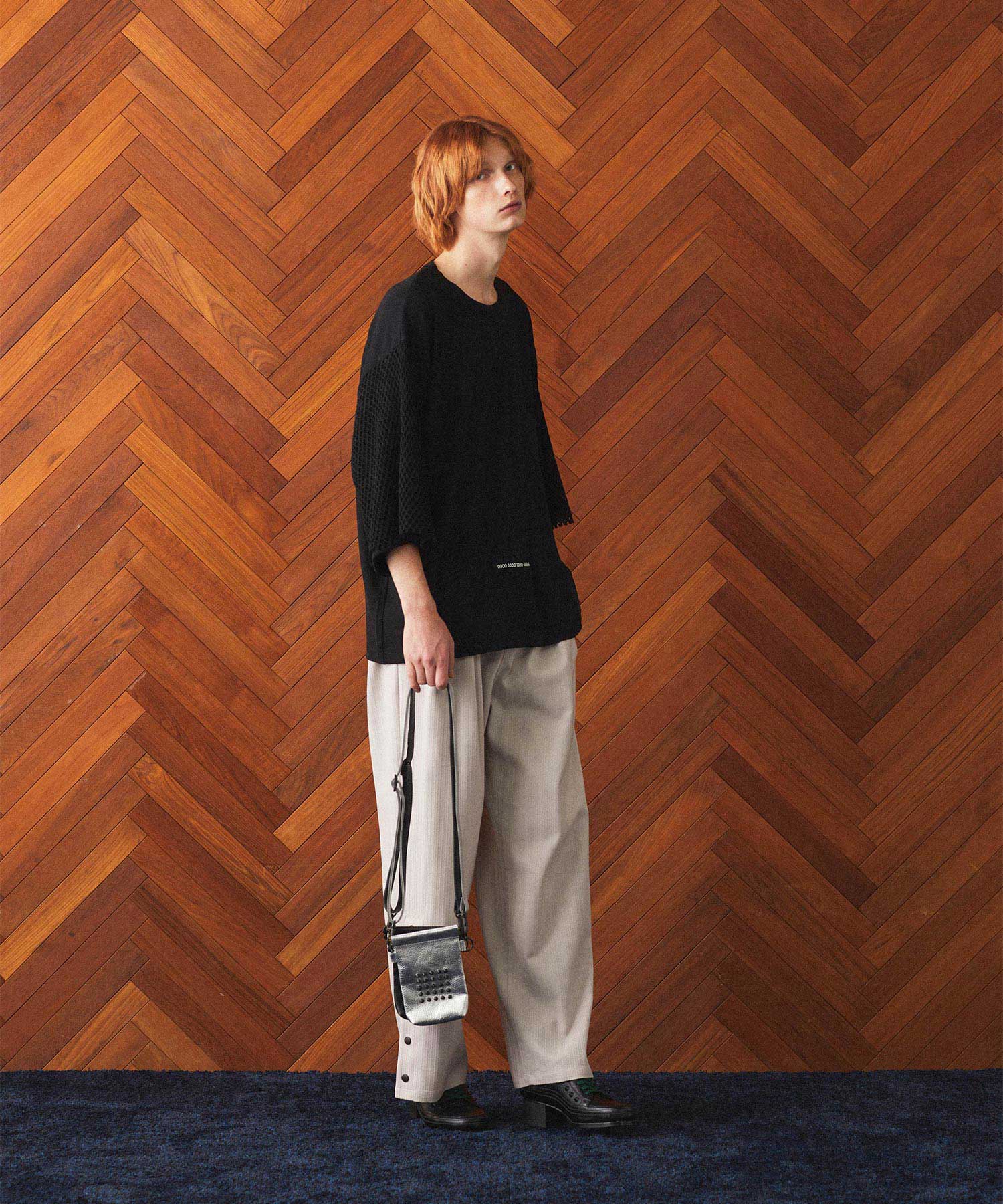 トップス MESH LAYERED TOP SHAREEF ONLINE SHOP / MESH LAYERED S/S BIG-T