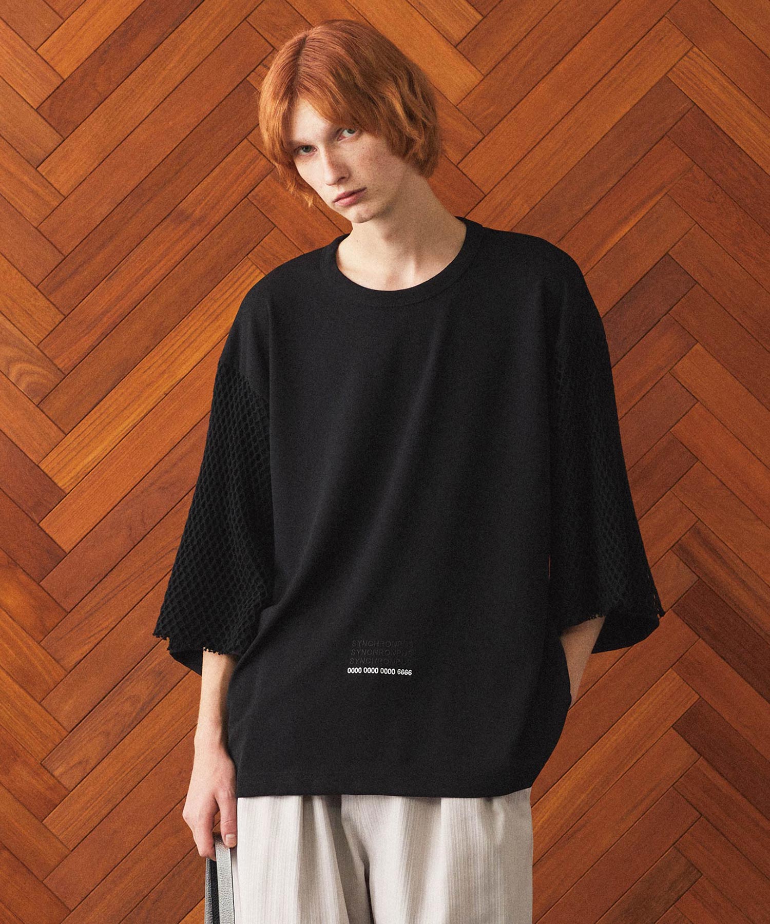 MESH LAYERED S/S BIG-T