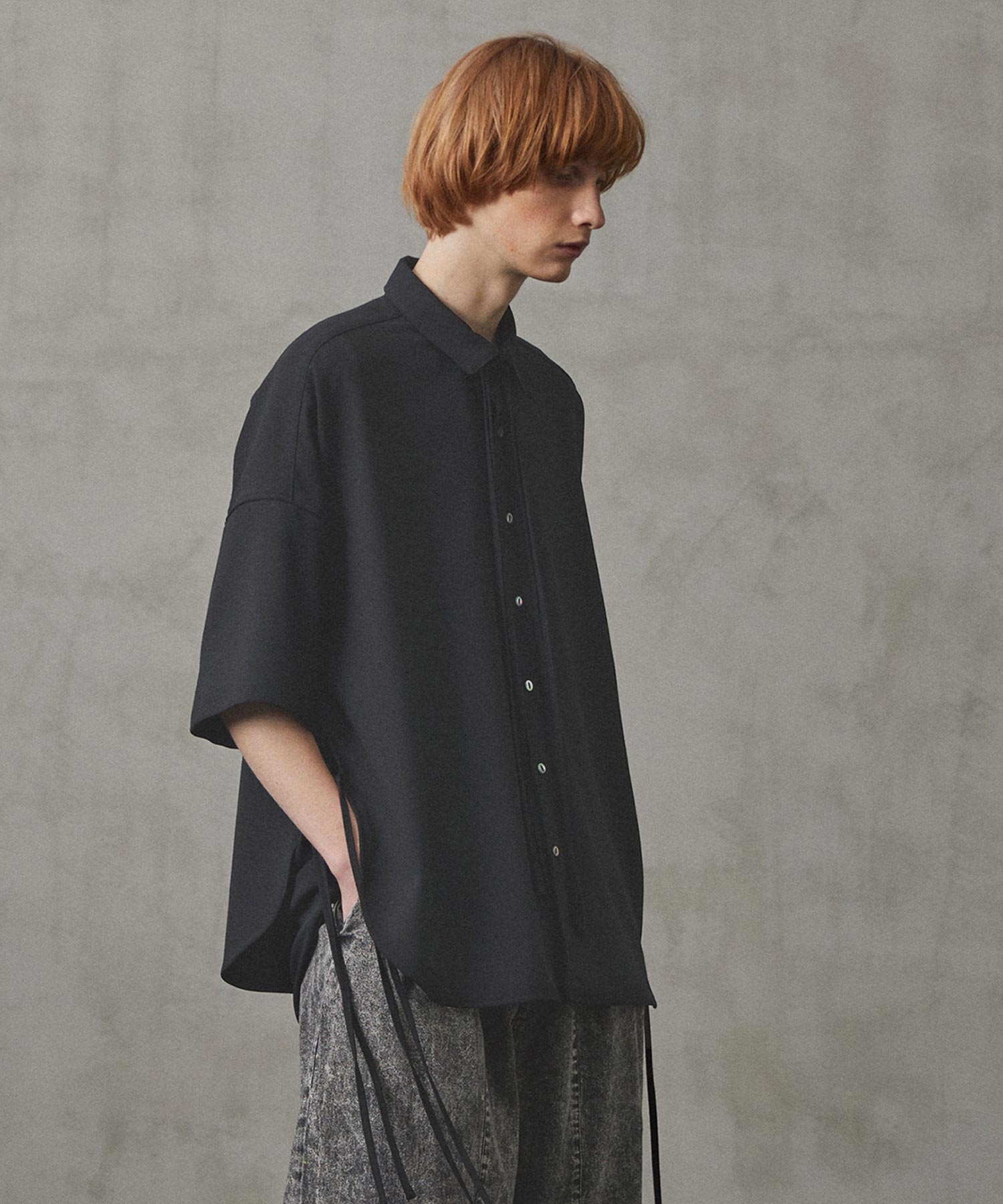 SIDE SLIT S/S SHIRTS