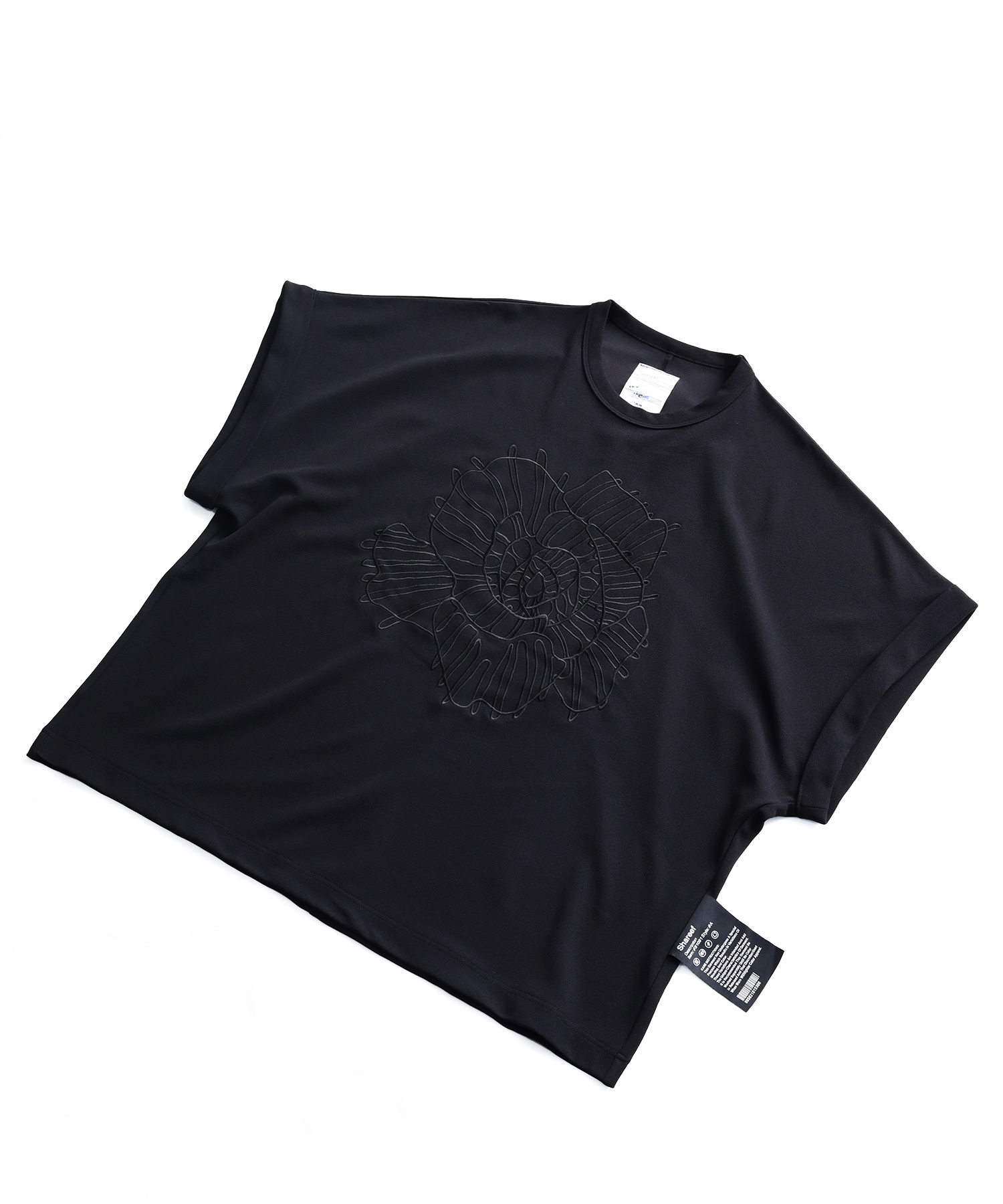 GEORGETTE  JQ P/O "ABSTRACT FLOWER"