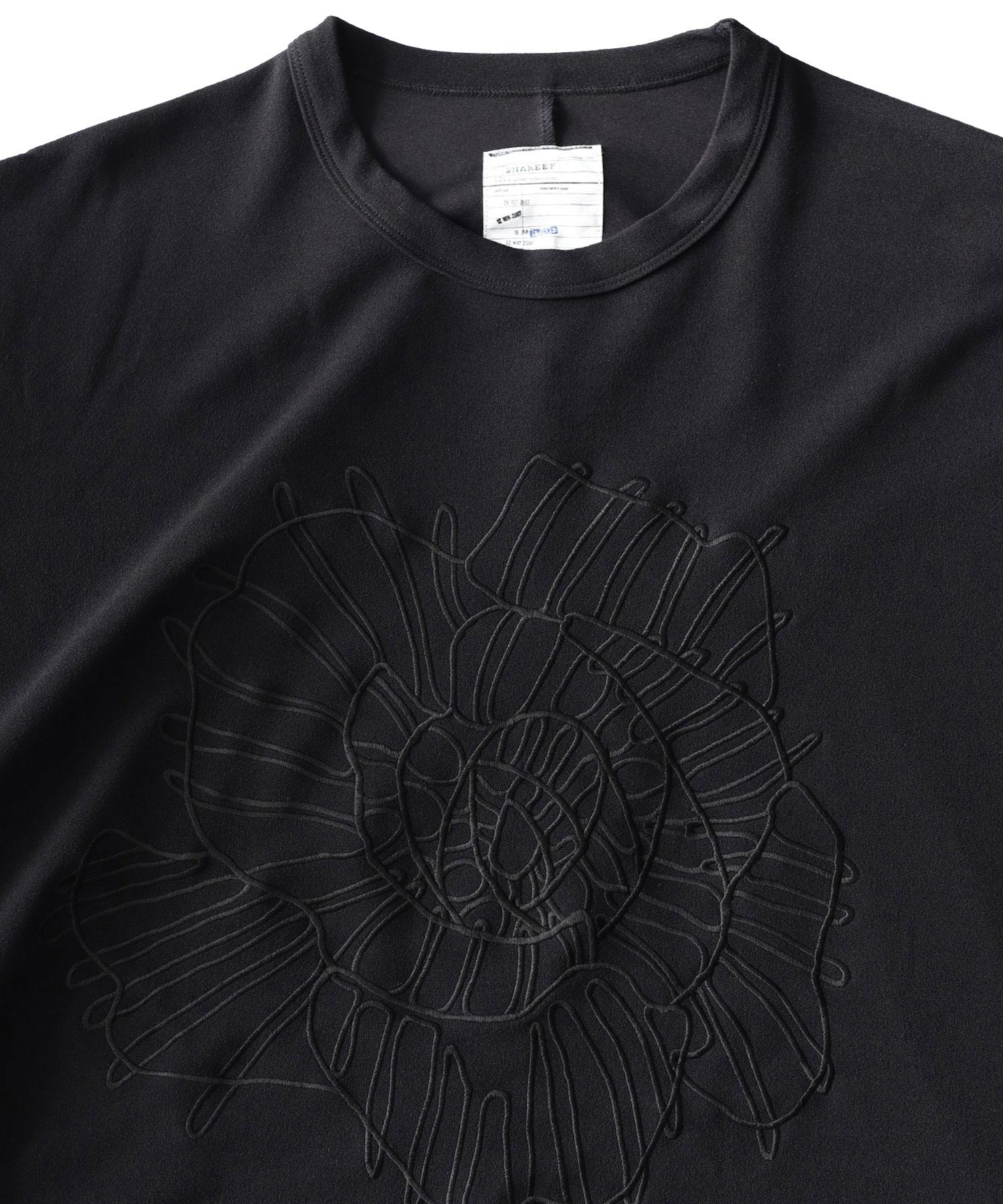 GEORGETTE  JQ P/O "ABSTRACT FLOWER"
