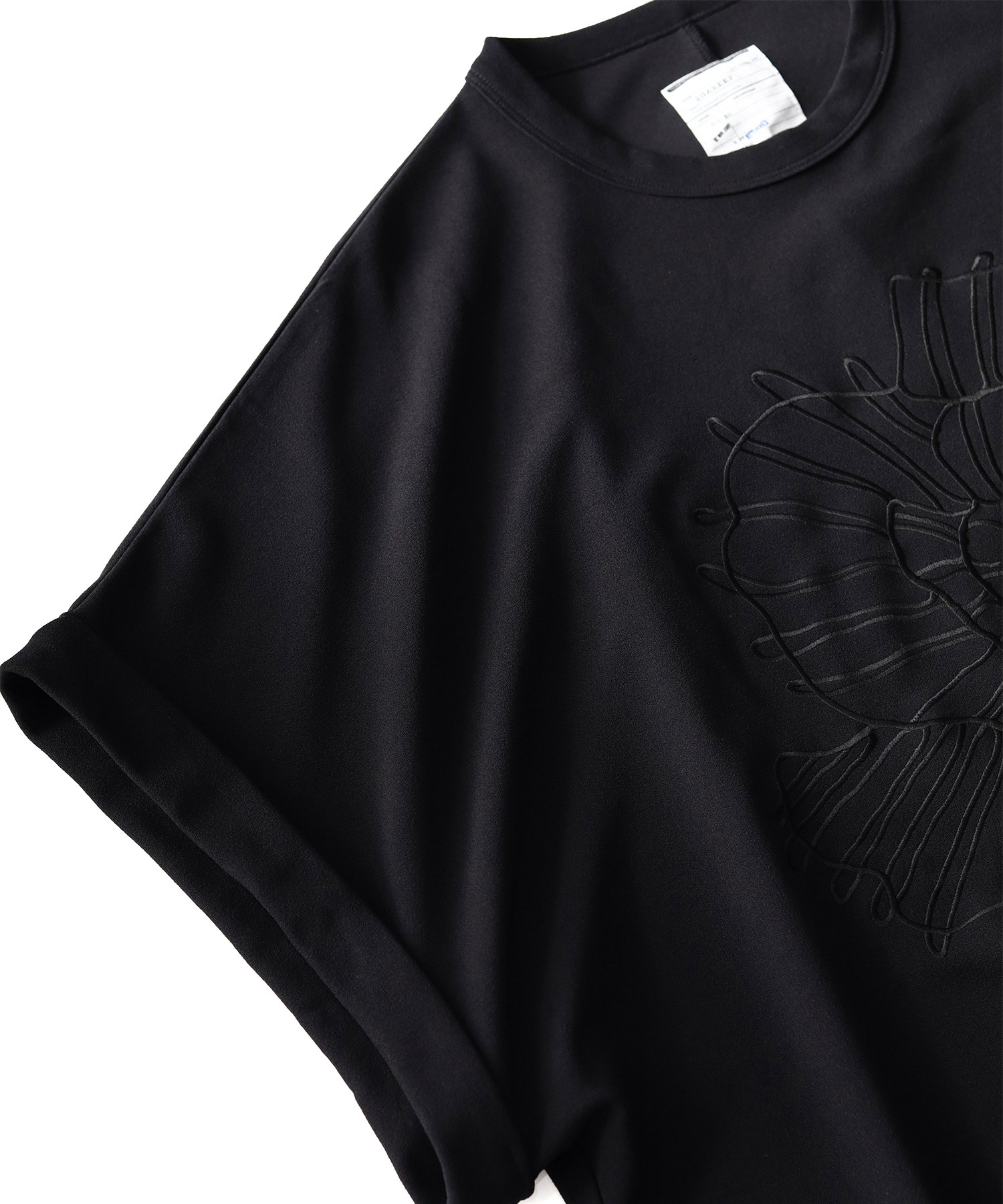 GEORGETTE  JQ P/O "ABSTRACT FLOWER"