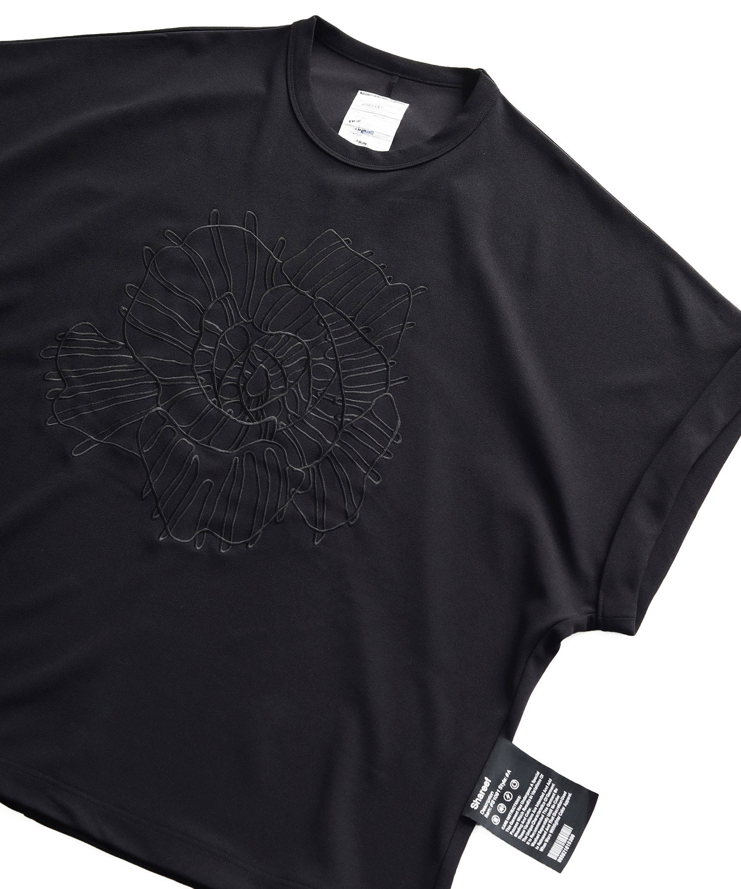 GEORGETTE  JQ P/O "ABSTRACT FLOWER"
