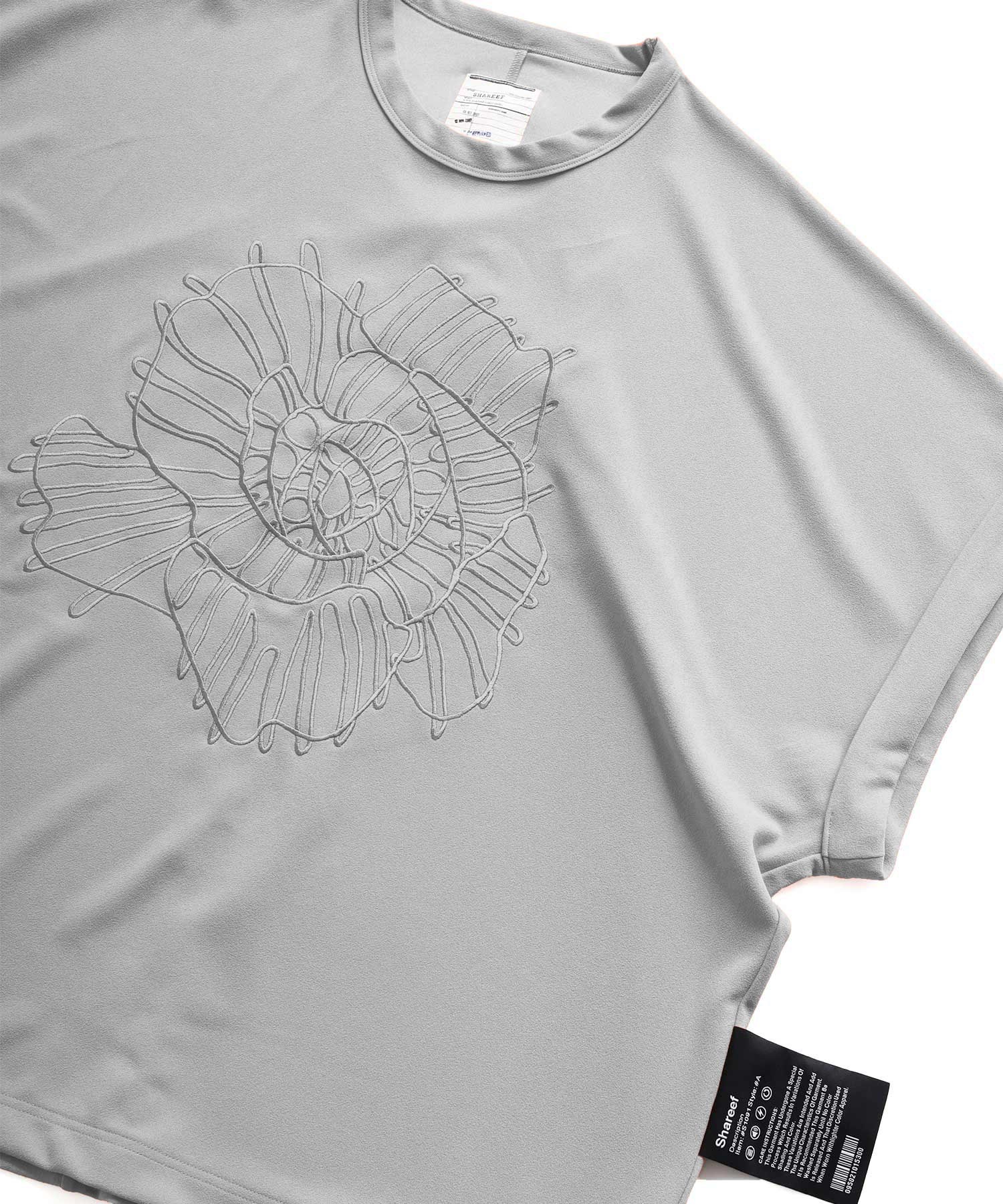 GEORGETTE  JQ P/O "ABSTRACT FLOWER"