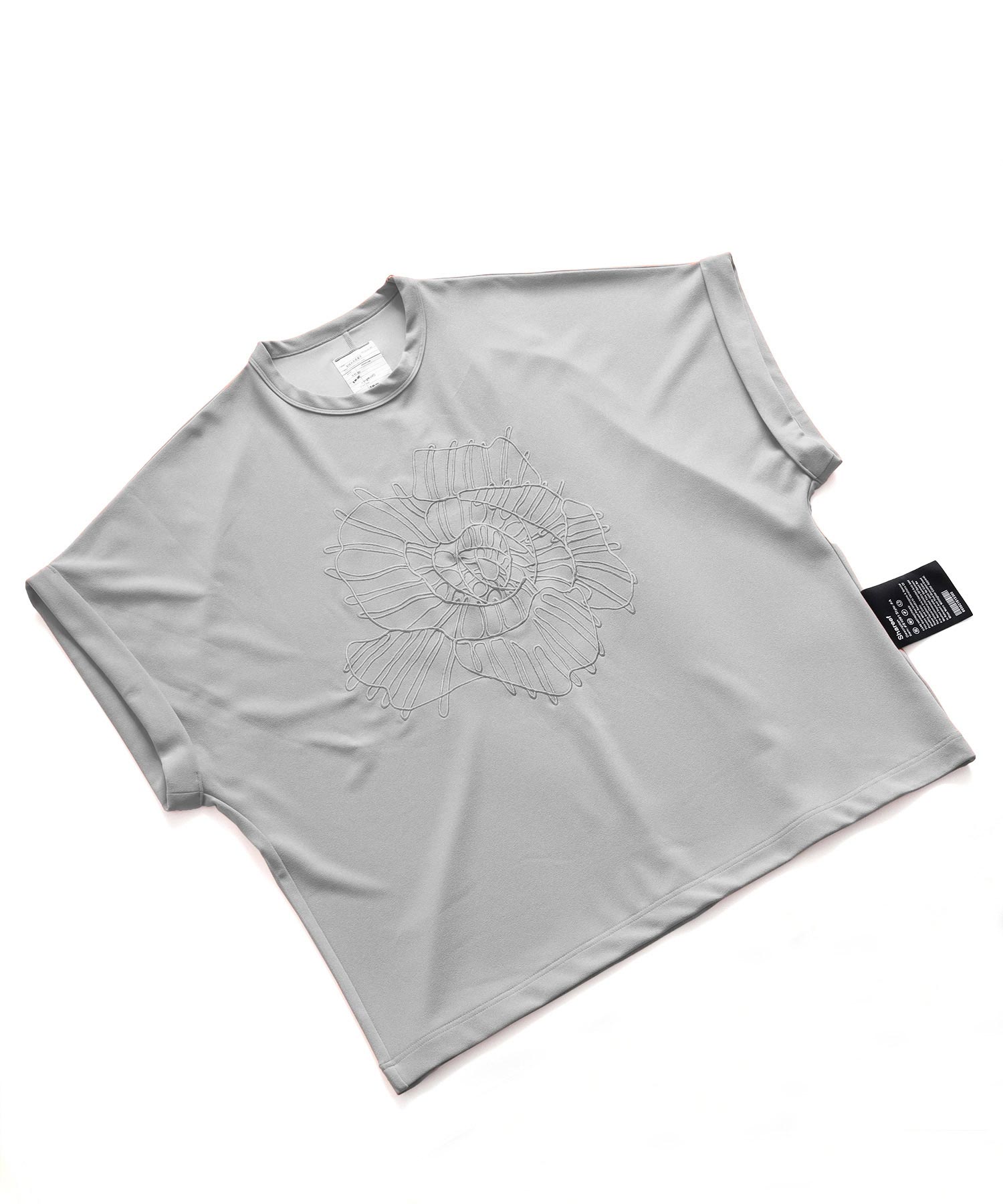 GEORGETTE  JQ P/O "ABSTRACT FLOWER"