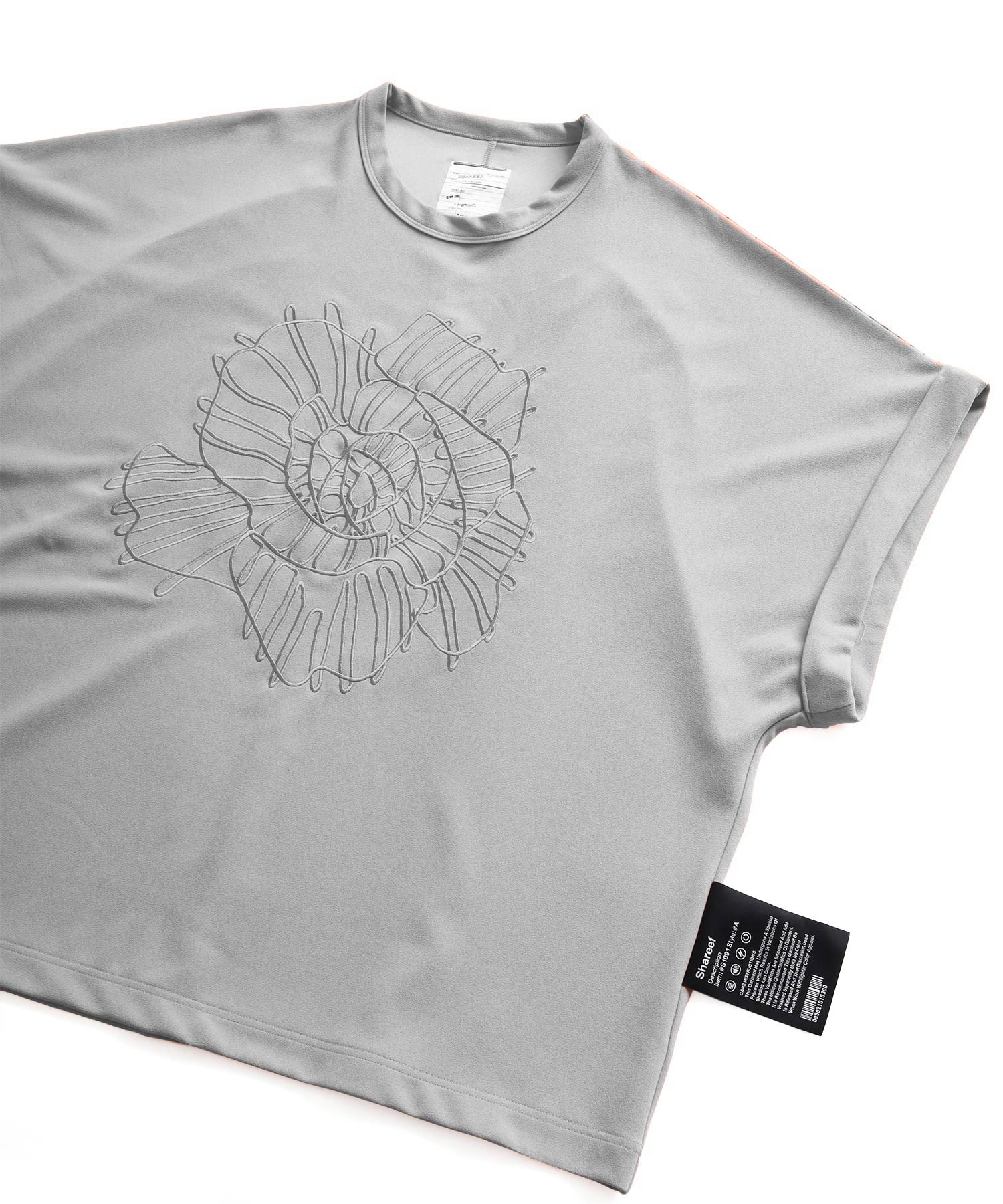 GEORGETTE  JQ P/O "ABSTRACT FLOWER"