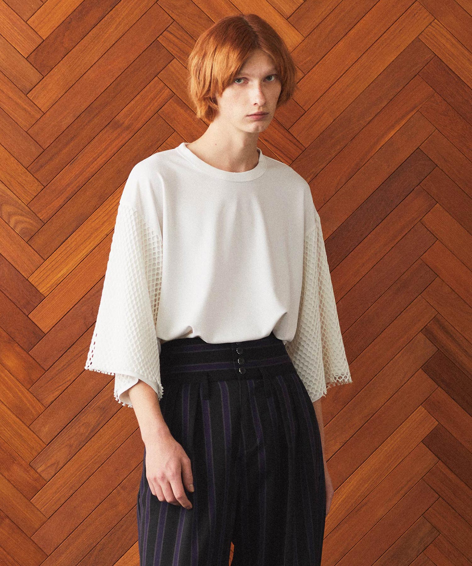 MESH LAYERED S/S BIG-T